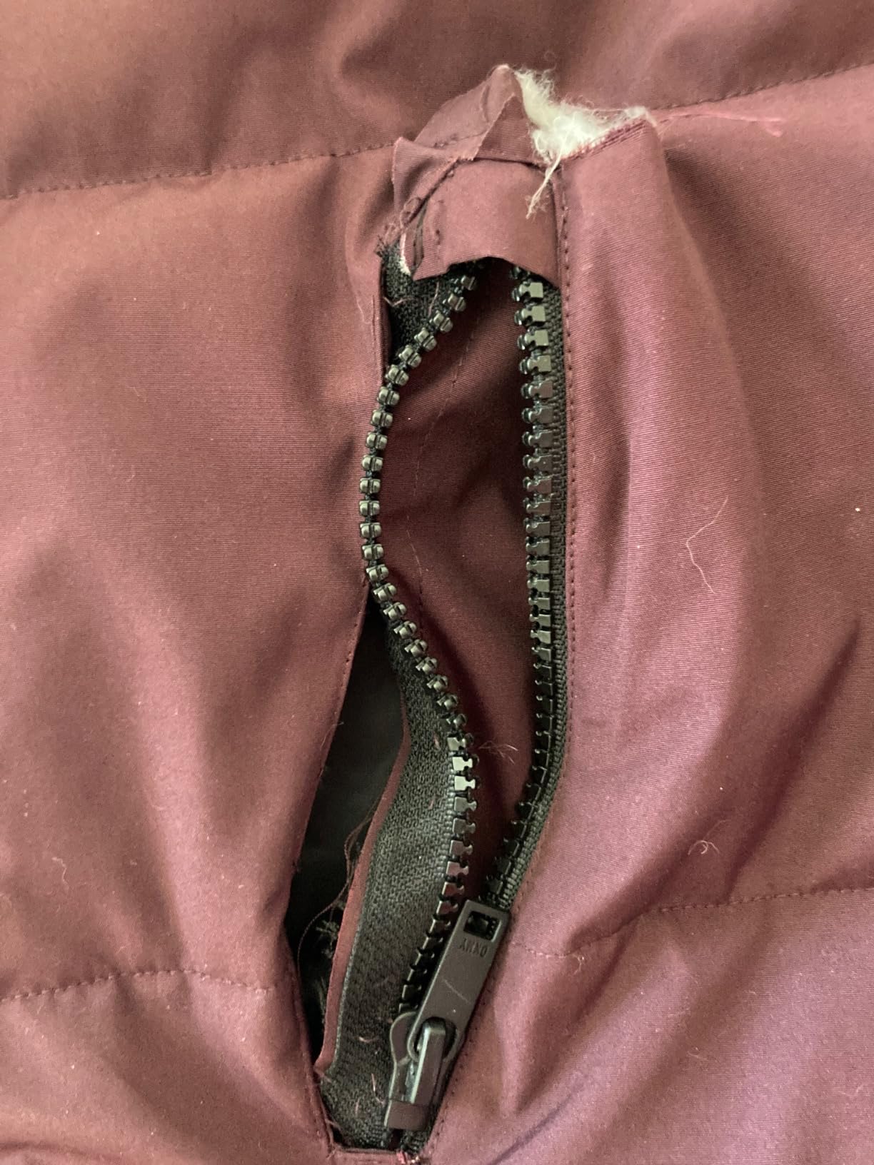 DKNY Arctic Cloth Hooded Extra Long Parka Jacket customer photo 1