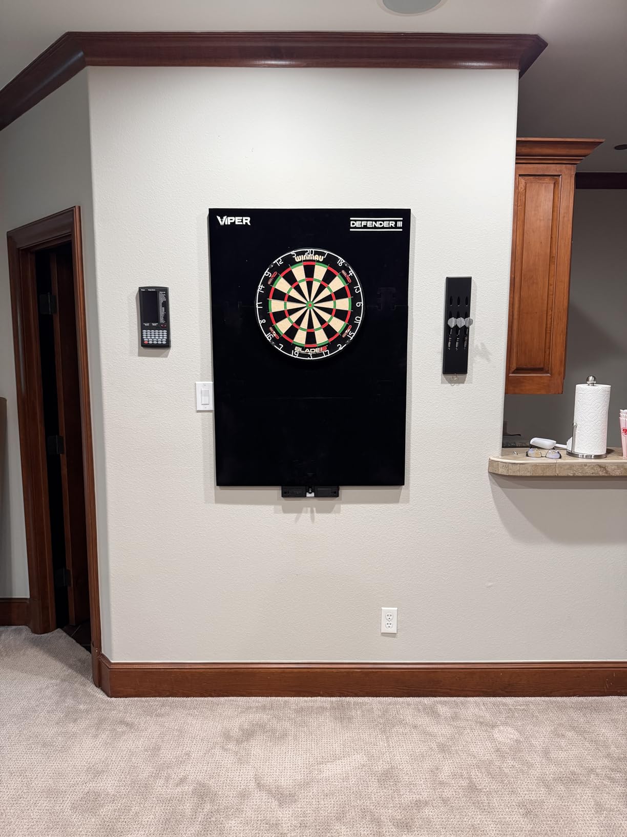 WINMAU Professional Bristle Dartboard - PDC Tournament Board with Official Tournament Specifications - Available in Blade 6 Single, Dual, Triple Core & Blade X Generations customer photo 1