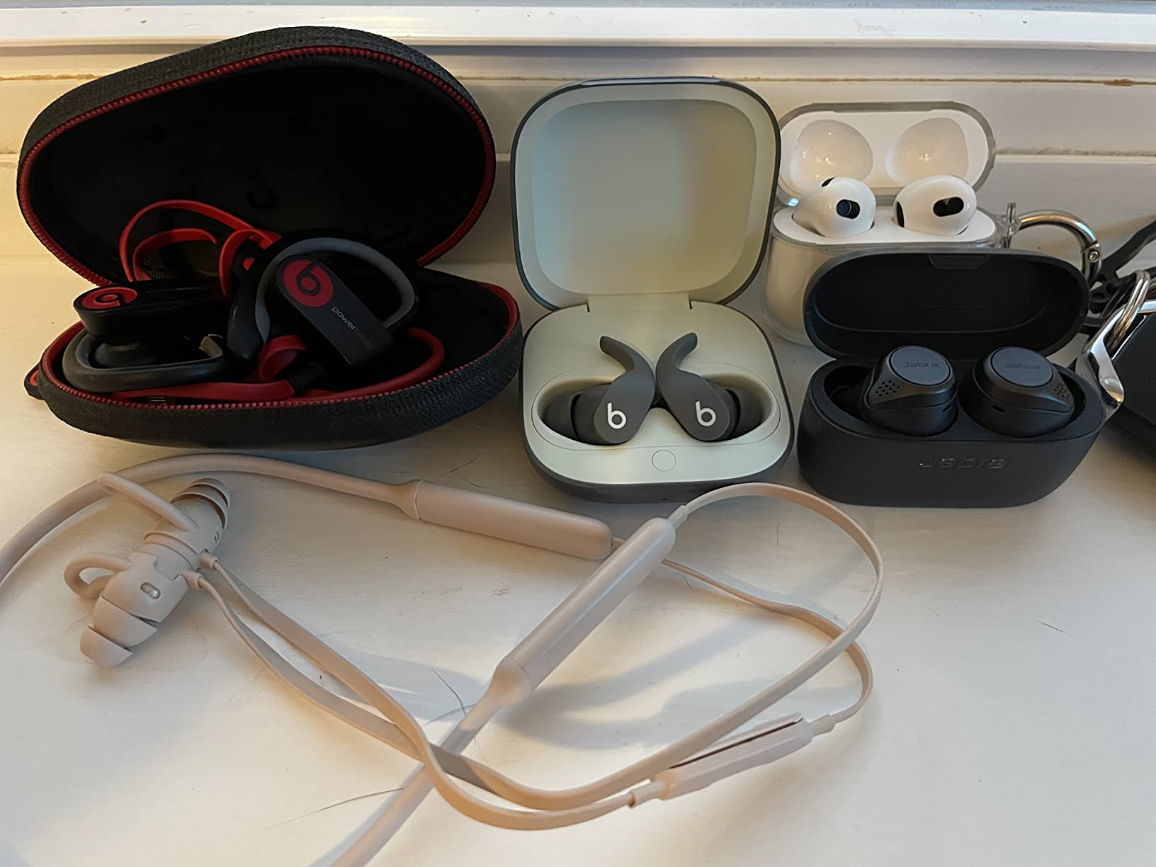 Beats Fit Pro (1st Gen) - True Wireless Noise Cancelling Earbuds - Active Noise Cancelling - Sweat Resistant Earphones, Compatible with Apple & Android, Class 1 Bluetooth® - Sage Gray customer photo 1
