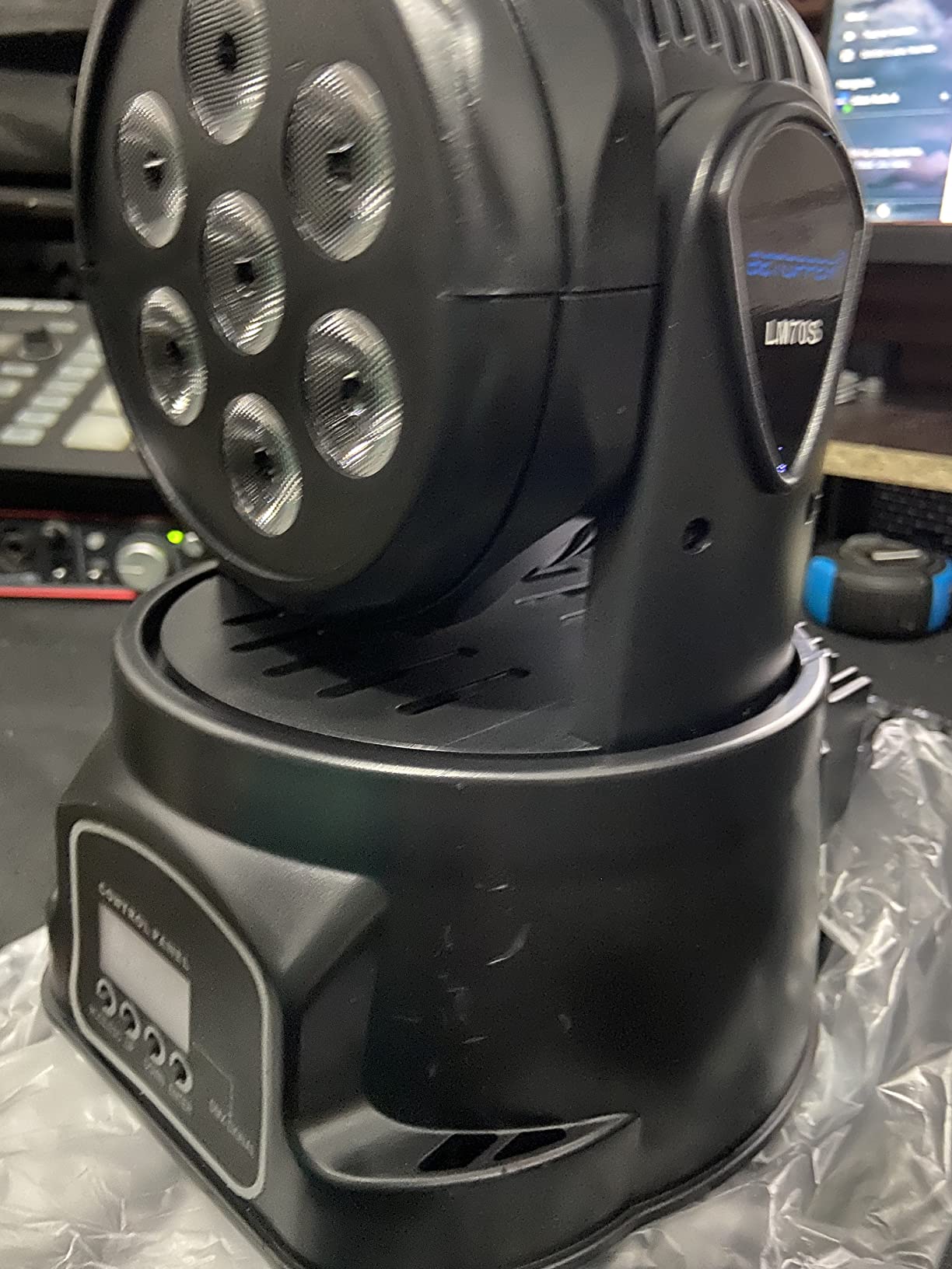 Betopper 7x8W Moving Head DJ Lights,RGBW Stage Lighting-2 Packs customer photo 2
