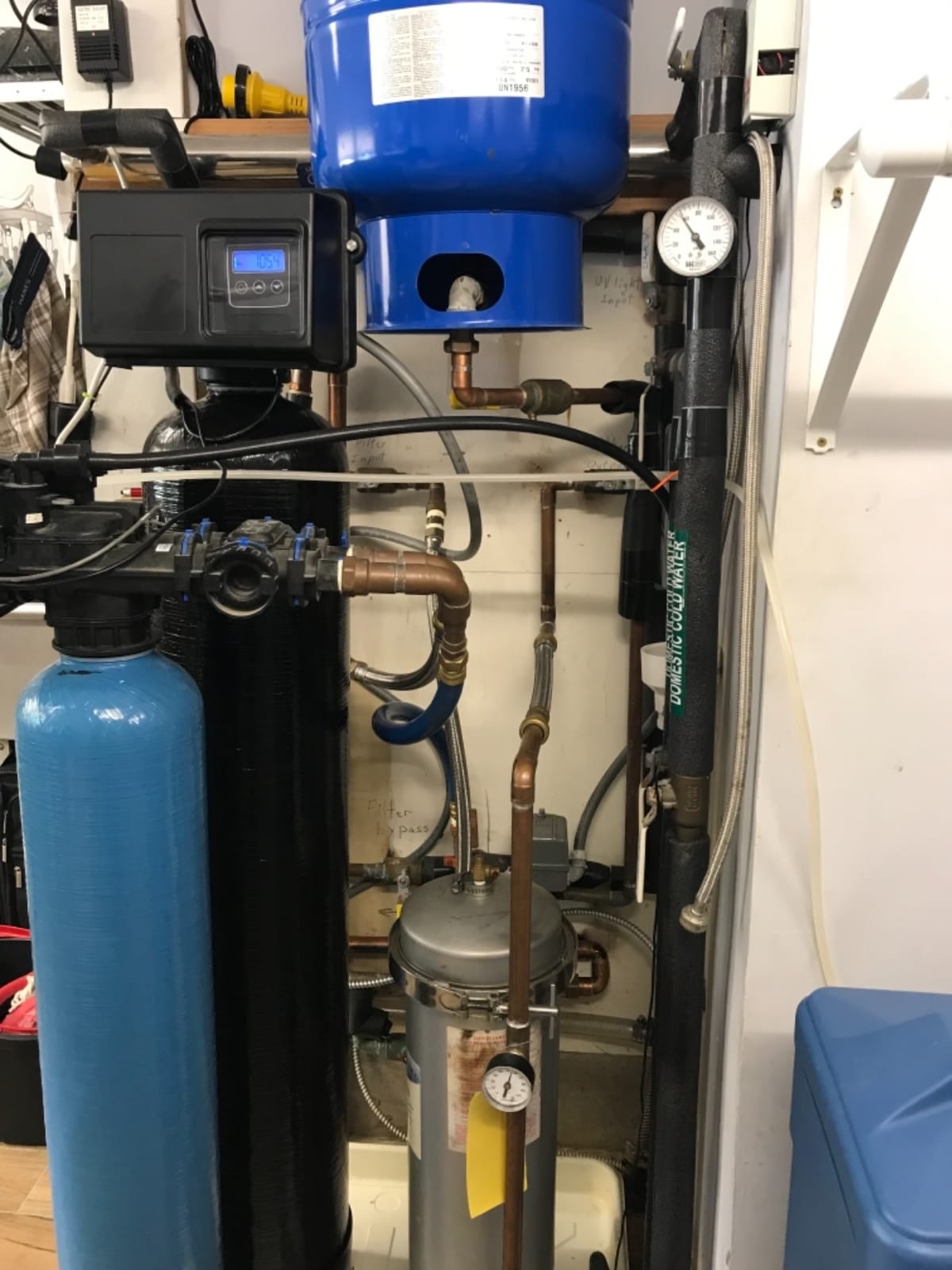 iSpring WCFM400K Whole House Iron and Manganese Water Filter System, Digital Control with Automatic Regeneration & Air Injection, Set & Forget Design customer photo 1