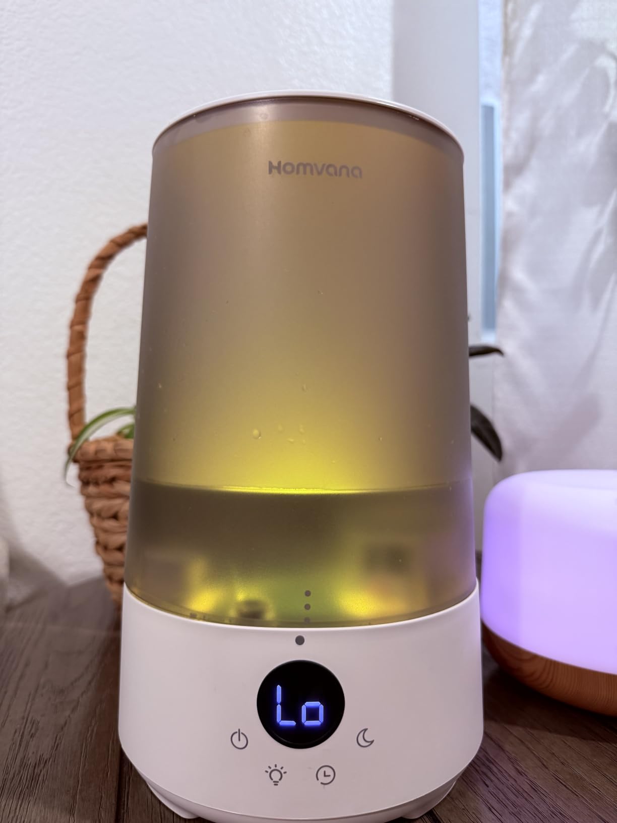 Homvana Top-Fill Cool Mist Humidifiers for Bedroom, Large Room(3.6L,Grey) customer photo 1