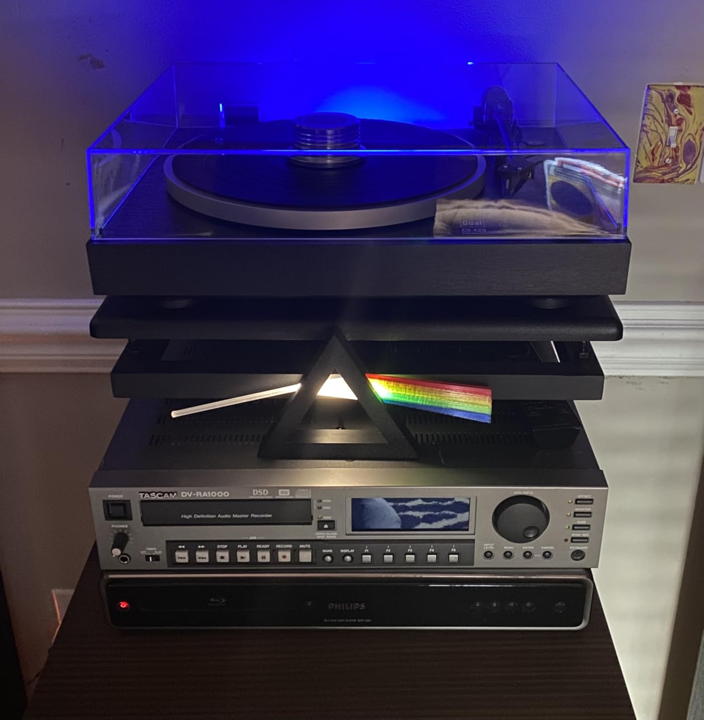 Dual CS429 Fully Automatic Belt‑Drive Turntable with Ortofon 2M Red Cartridge, 33/45/78 RPM, Black customer photo 1