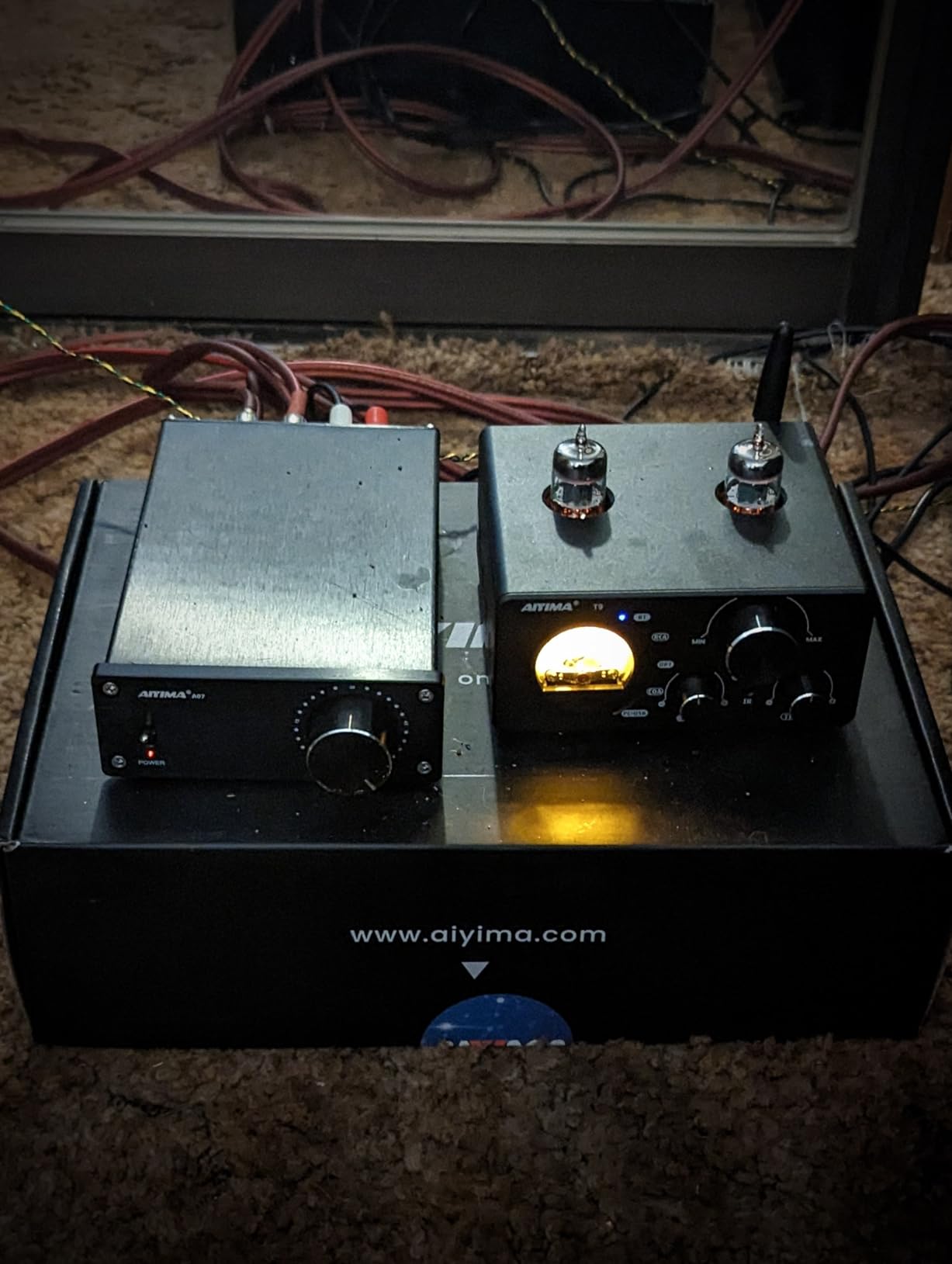 AIYIMA T9 200W Bluetooth Tube Amplifier,2.0/2.1 Stereo Home Audio Receiver customer photo 1
