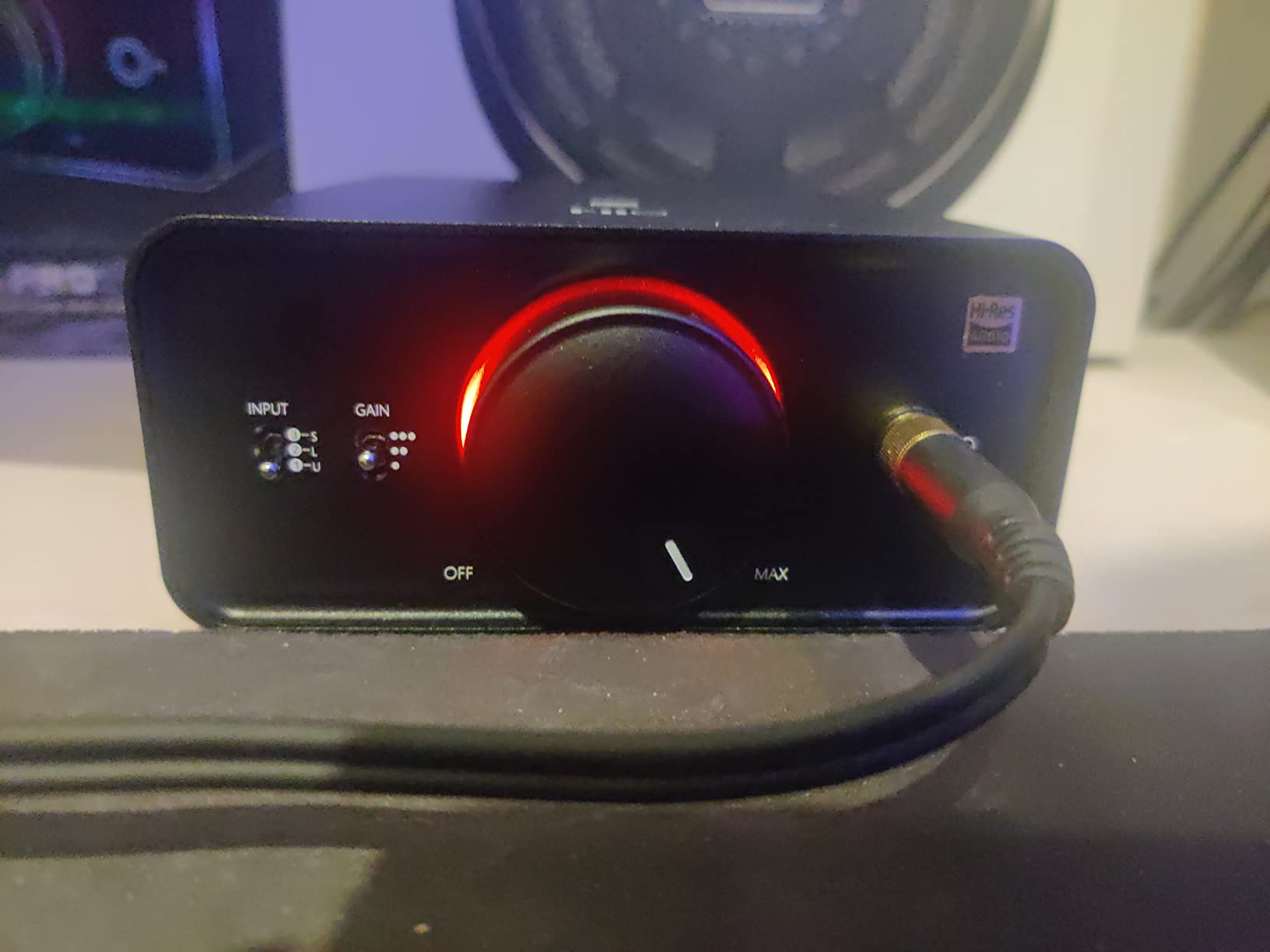 FiiO K5Pro ESS Amplifier Headphone Amps Stereo High Resolution Portable Desktop DAC 768K/32Bit and Native DSD512 for Home Audio/PC 6.35mm Headphone Out/RCA Line-Out/Coaxial/Optical Inputs (Black) customer photo 1