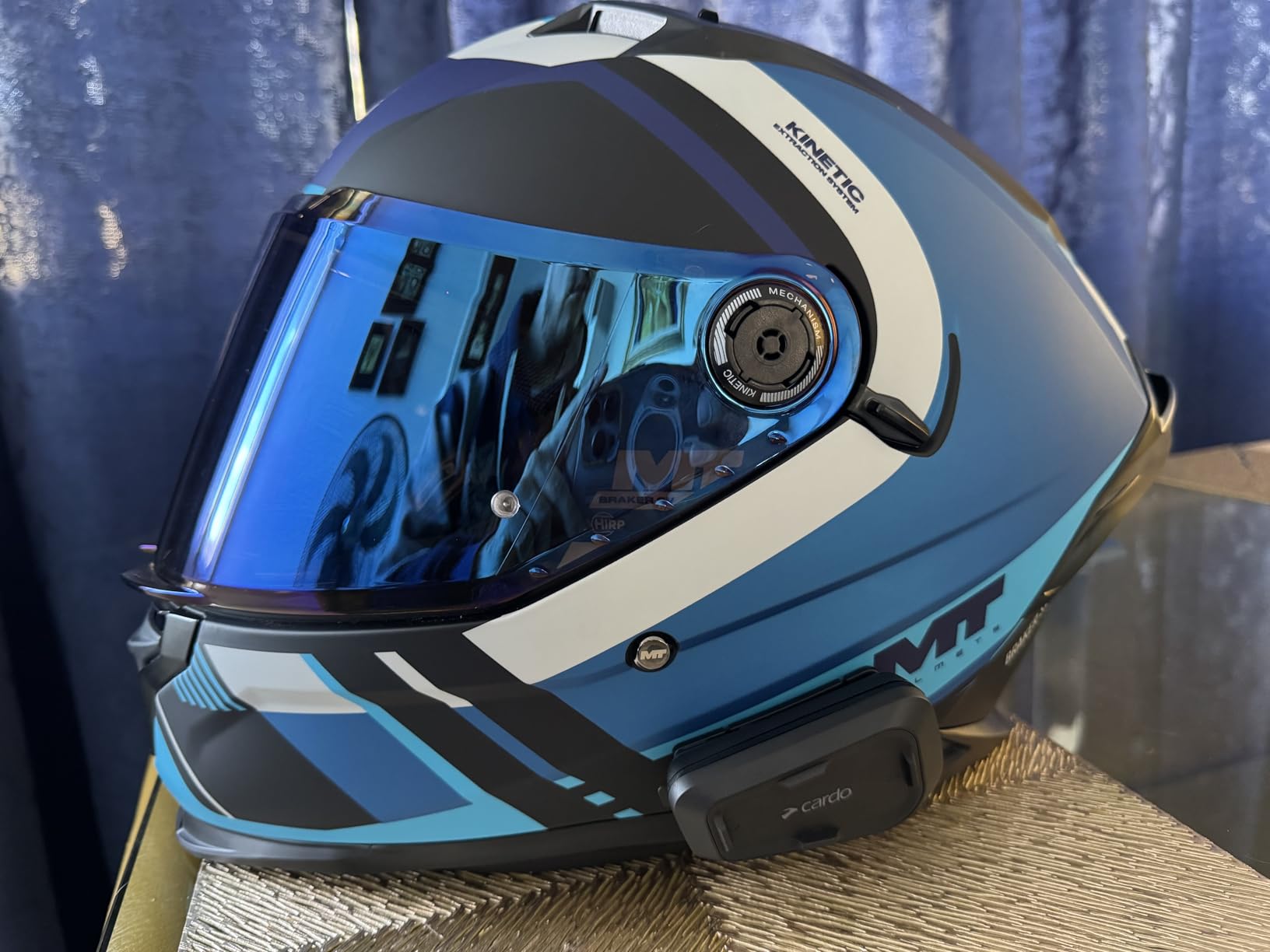 Cardo Systems Spirit Motorcycle Bluetooth Communication Headset, 2-Way Bluetooth, Thin 32mm Speakers, Waterproof, Universal Connectivity - Single Pack customer photo 1