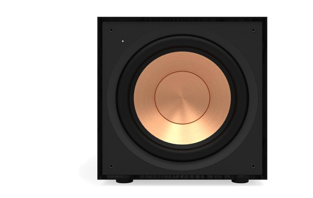 Klipsch Reference Front-Firing Subwoofer with revamped Spun-Copper thermoformed crystalline Polymer woofers customer photo 1