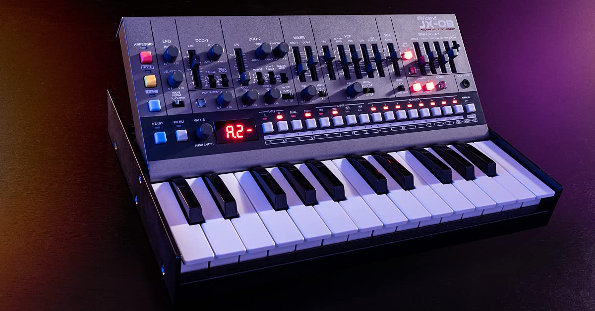 Roland JX-08 Tabletop Sound Module Boutique Synthesizer – Compact, Lightweight, Portable, Onboard Speakers and Battery Operation customer photo 2
