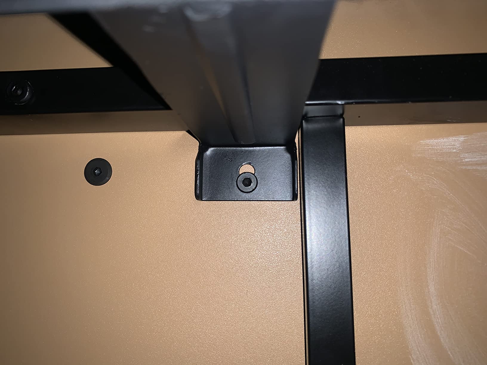 Acme Furniture Rectangular Music Desk Table with Earphone Rack, Natural and Black customer photo 2