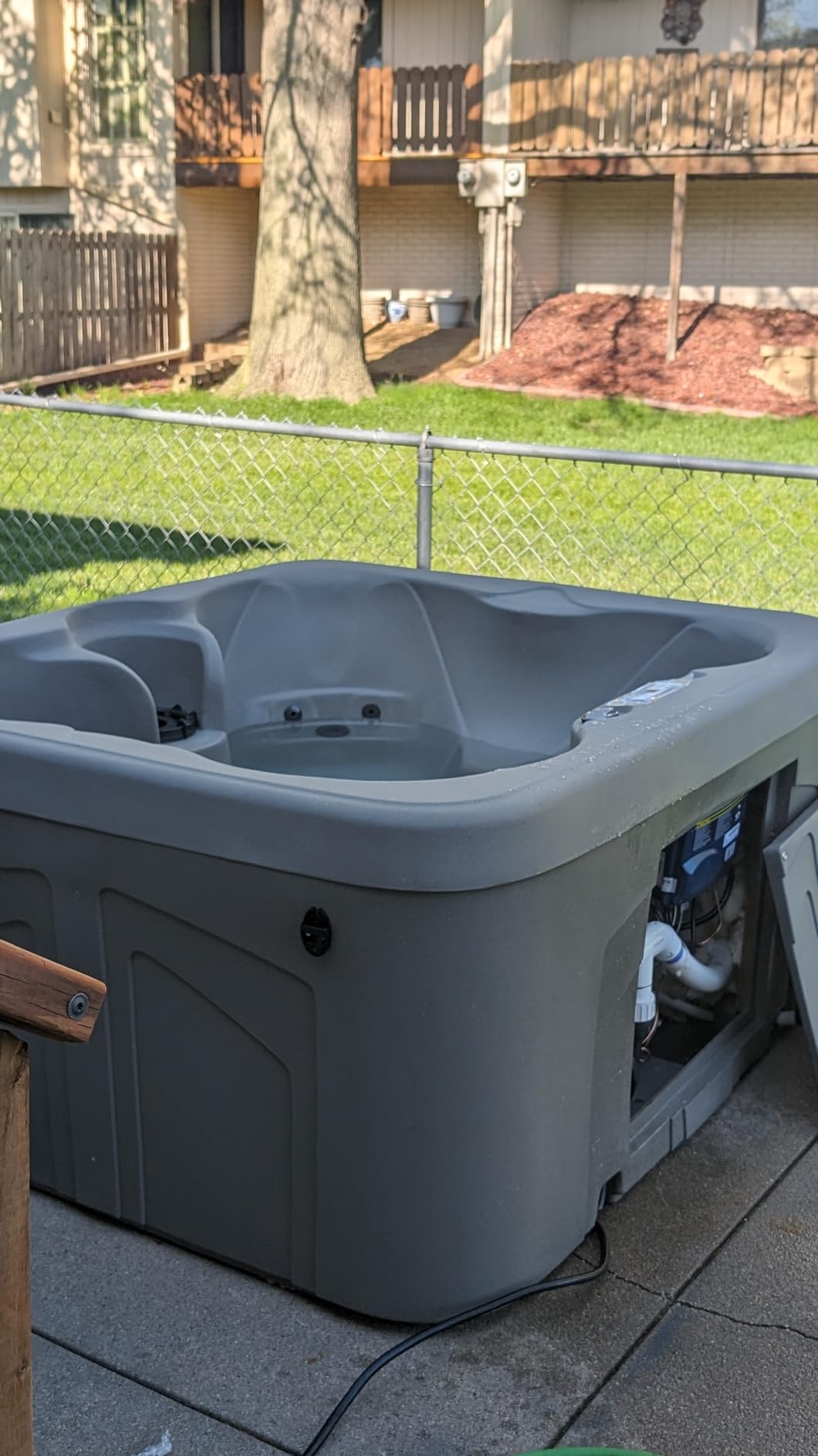 Lifesmart 4-Person Plug & Play 13-Jet Hot Tub Spa and Thermal Cover, Sand customer photo 1