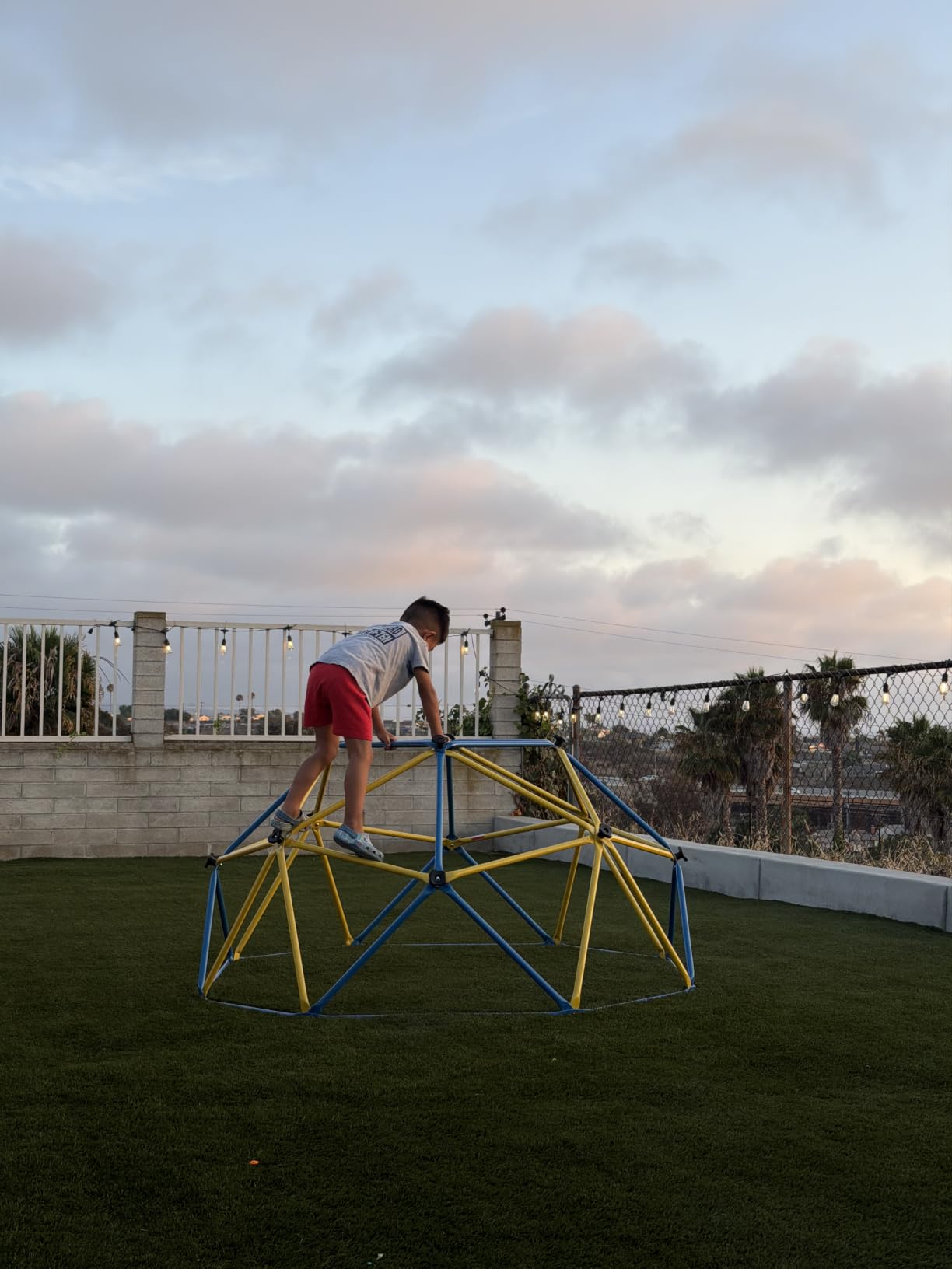 Climbing Dome Jungle Gym 6ft Outdoor Playset Kids Playground Equipment customer photo 2