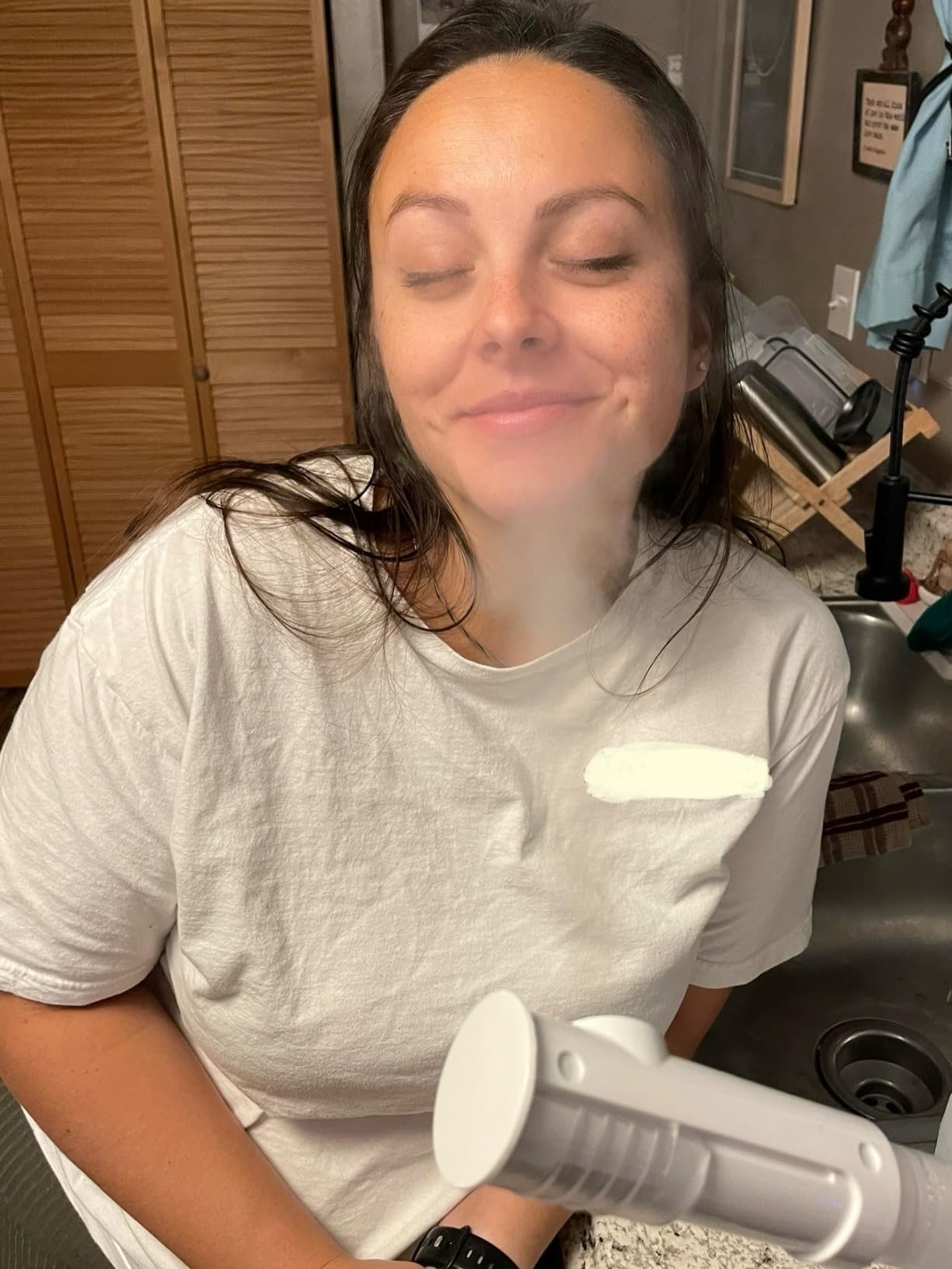 DENFANY Facial Steamer with Ozone Extendable 360° Arm - for Home or Salon customer photo 2