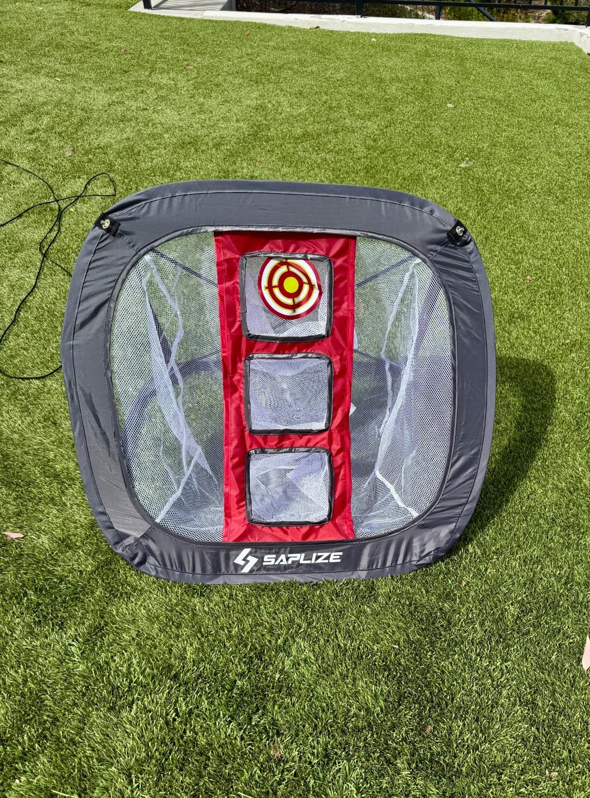 SAPLIZE Golf Chipping Net for Backyard Practice – Improve Accuracy & Distance Control, Foldable Golf Training Aid for Indoor Outdoor Use, Multi Target Practice Net for All Skill Levels customer photo 2