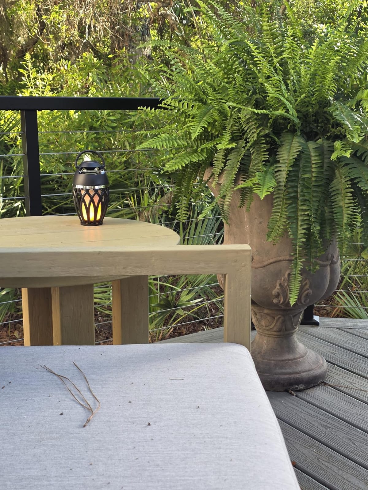2 Pack Outdoor Bluetooth Speakers with Flame Flickers Light IPX5 Waterproof customer photo 2