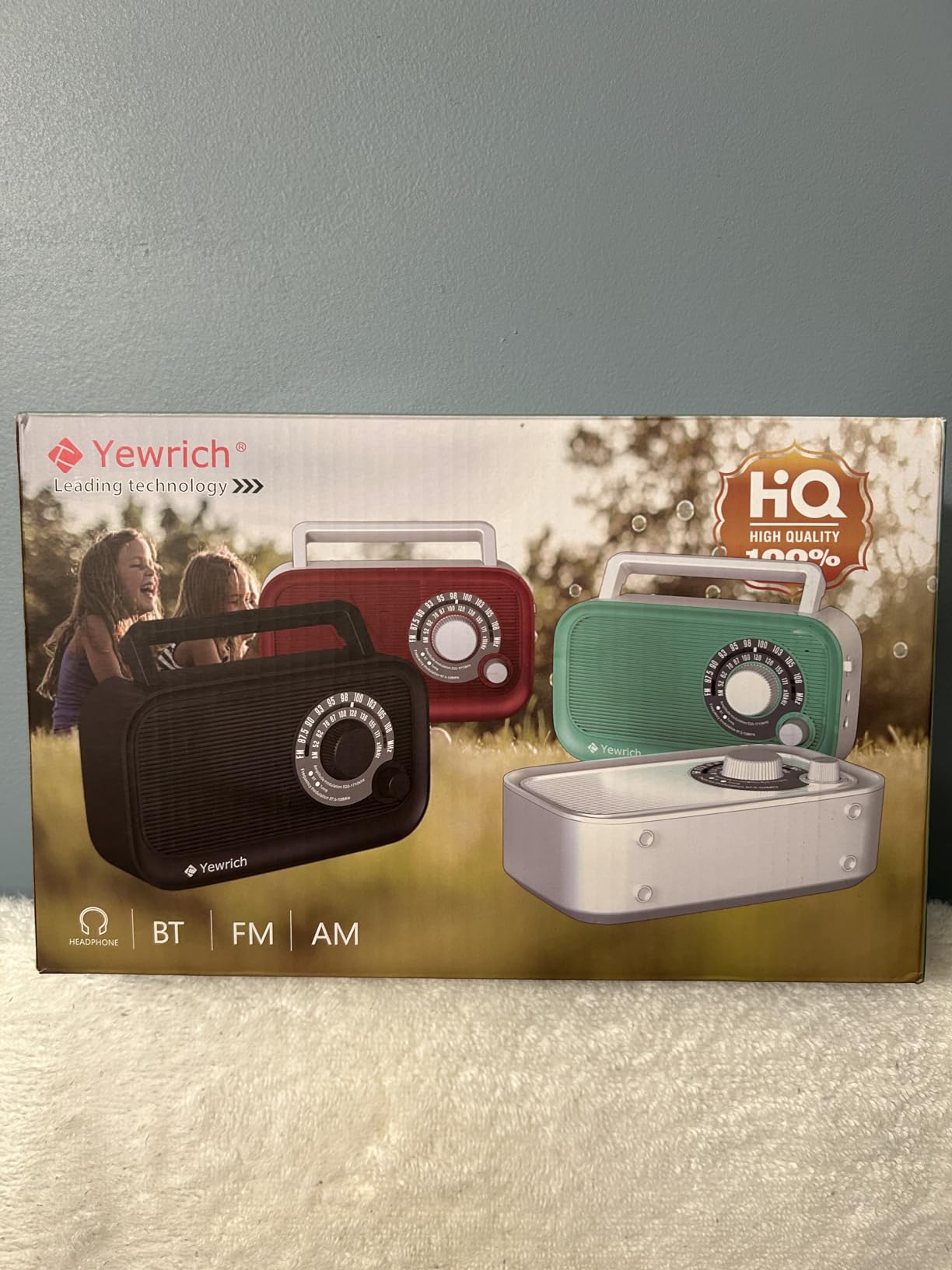 Yewrich AM FM Radio with Bluetooth AC/DC Power with 3.5mm Headphone Jack customer photo 1