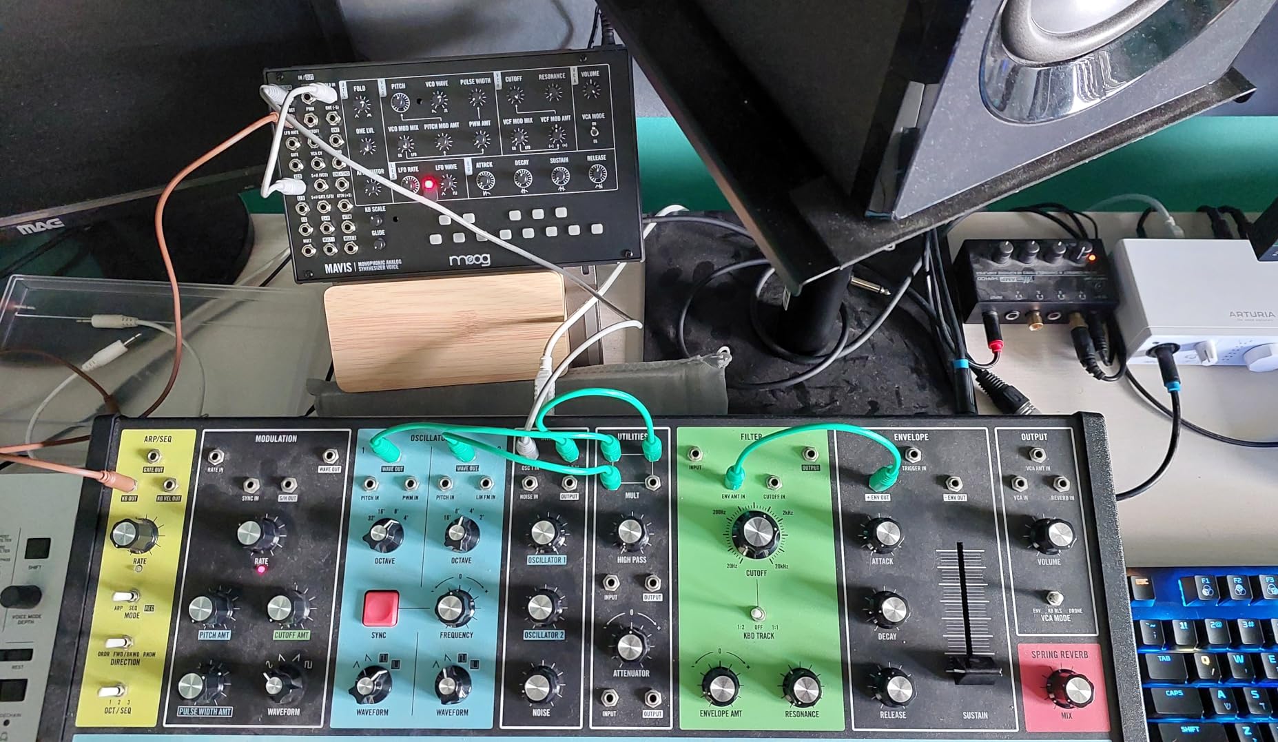 MOOG Mavis Semi-Modular Analog Synthesizer customer photo 2