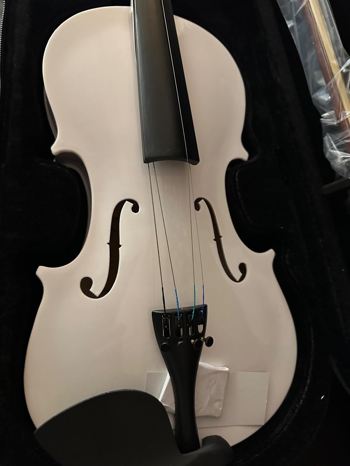 Vangoa 4/4 Full Size Black Acoustic Violin, Beginner Instrument Kit customer photo 2