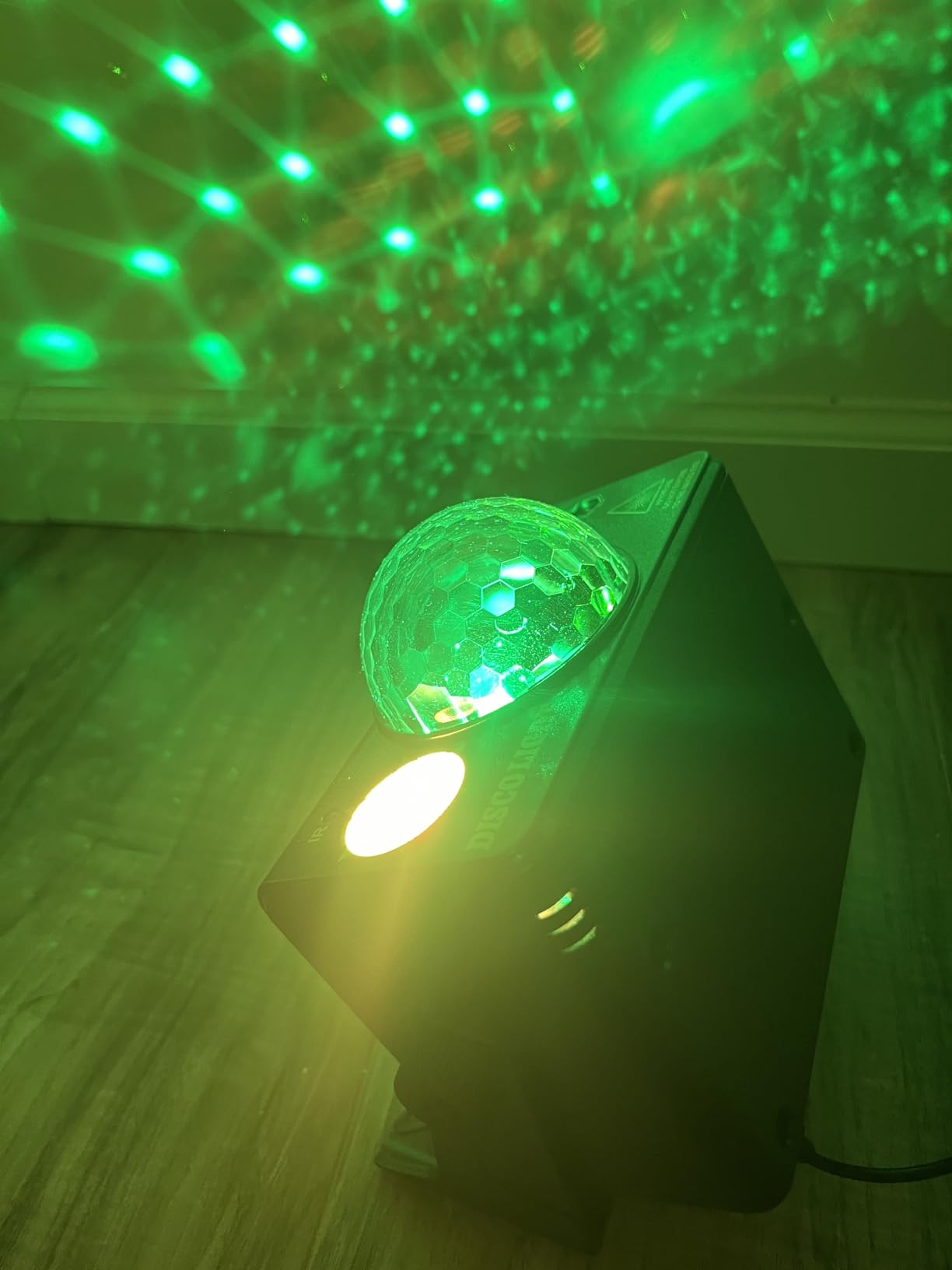 Party Lights Dj Disco Light Disco Ball Stage Strobe Lights LED Projector Sound Activated with Remote Control for Parties Xmas Club Bar Gift Birthday Rave Christmas Home Room Decoration customer photo 1