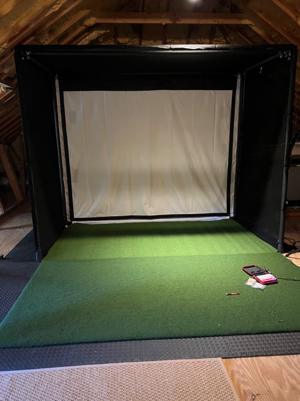 GoSports Golf Simulator Impact Screen - Choose 6.5 ft x 7 ft or 9 ft x 7 ft customer photo 1