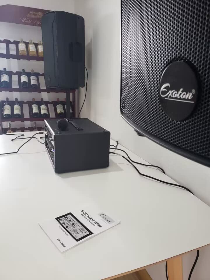 EXOTON S-1202 12inch 2000W Bluetooth PA System with Powered Mixer Set customer photo 1