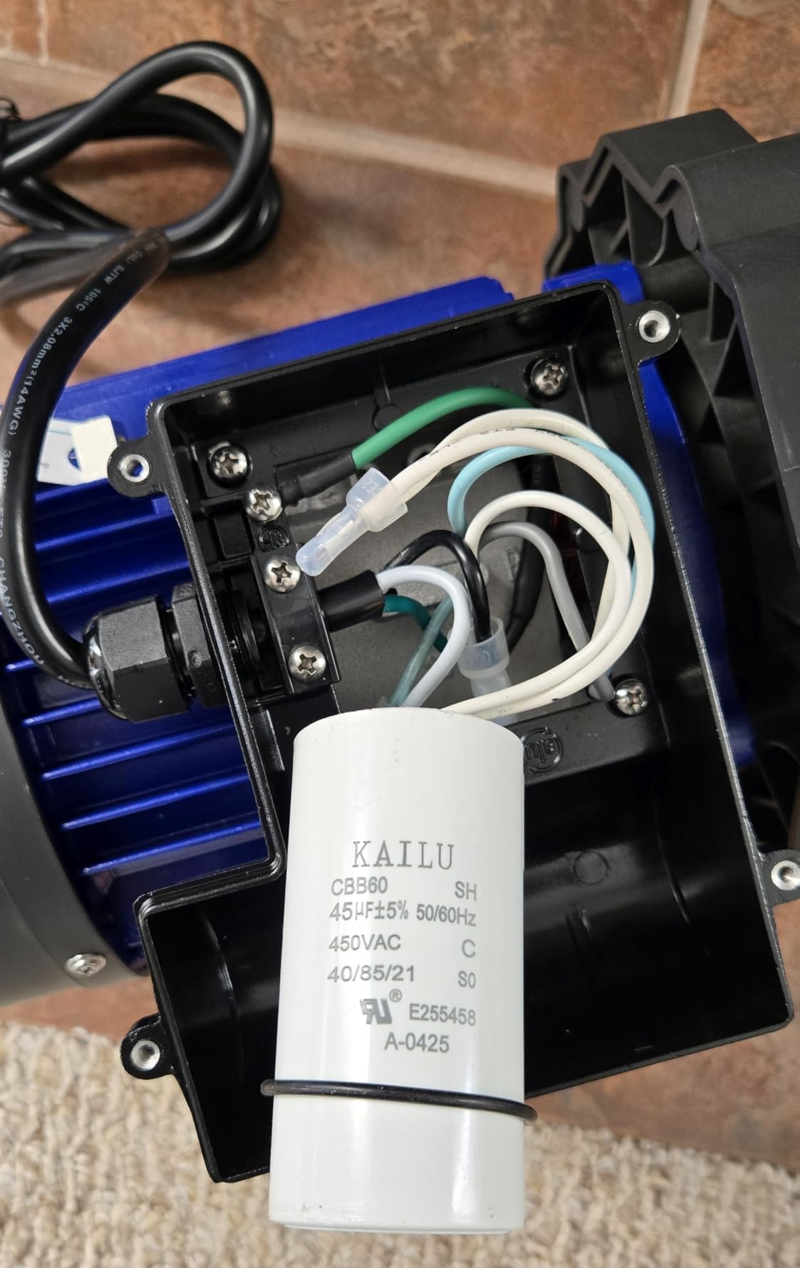 Aquastrong 2HP In/Above Ground Pool Pump, Dual Speed, 115V, 5186GPH, High Flow, Powerful Self Primming Swimming Pool Pumps with Filter customer photo 1