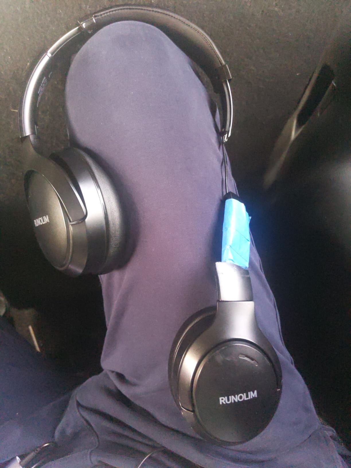 RUNOLIM Active Noise Cancelling Headphones, Wireless Bluetooth Over Ear customer photo 1
