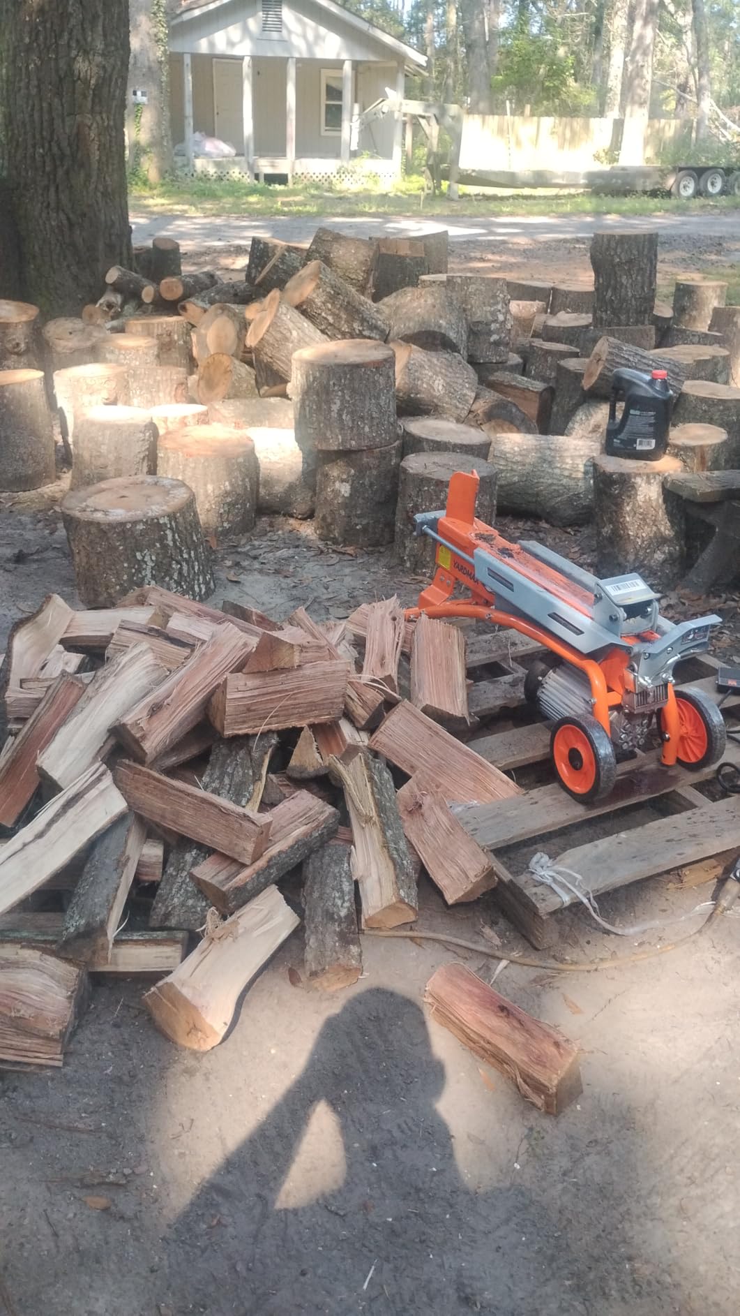 YARDMAX YS0650 6.5 Ton Electric Log Splitter customer photo 1