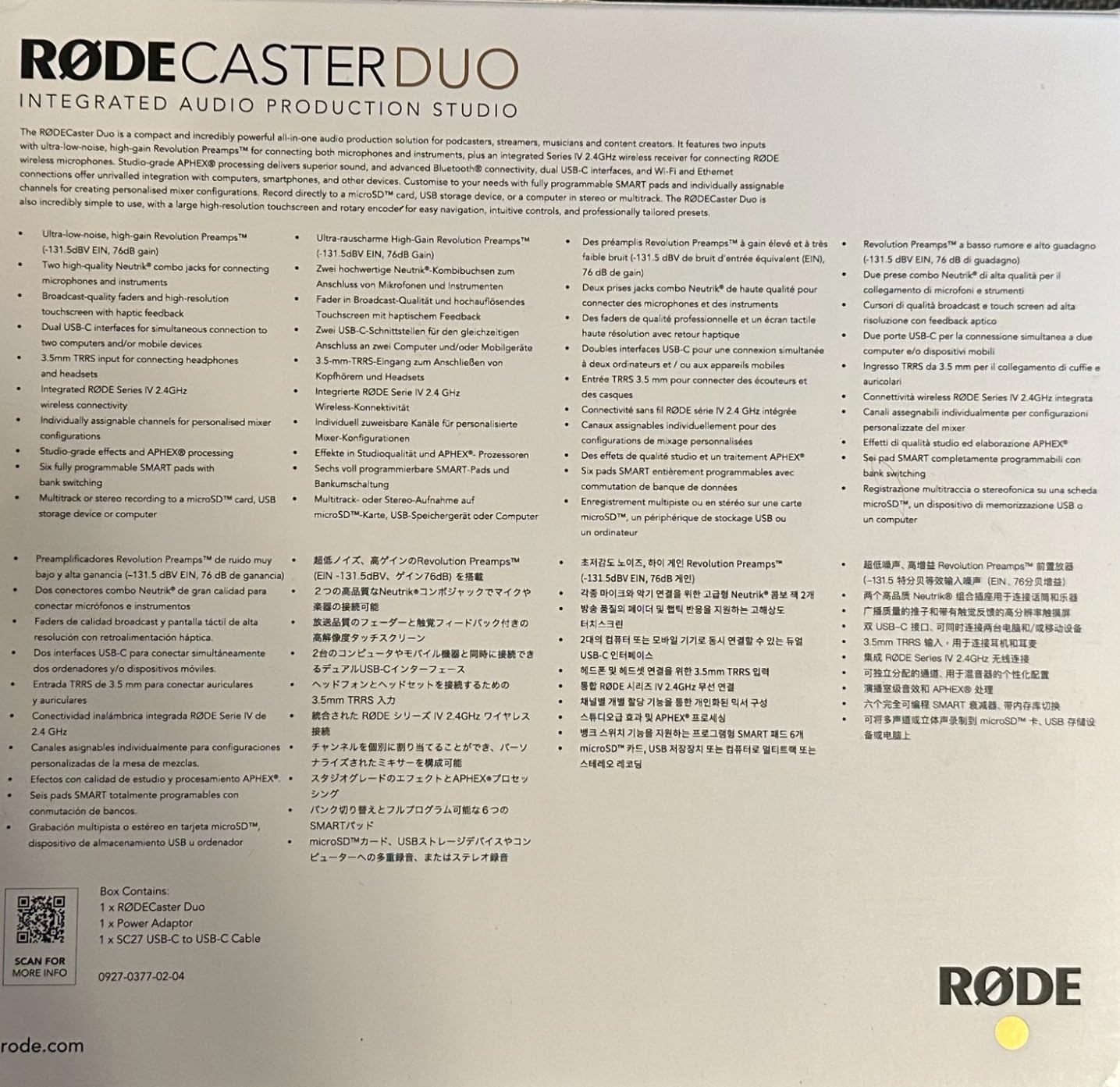 RØDE RØDECaster Duo Compact All-in-One Audio Production Solution for Podcasting, Streaming, Music Production and Content Creation (Black) customer photo 1