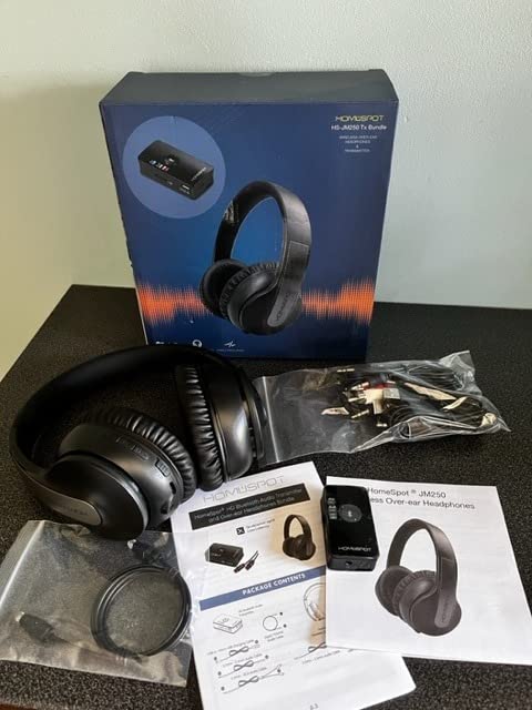 Wireless Over-Ear Headphones Transmitter Set for TV Movie Bluetooth 5.3 aptX LL No Delay 50 Hours Immersive Sound Enhanced Volume and Clarity (Digital Optical TOSLINK RCA AUX) customer photo 1