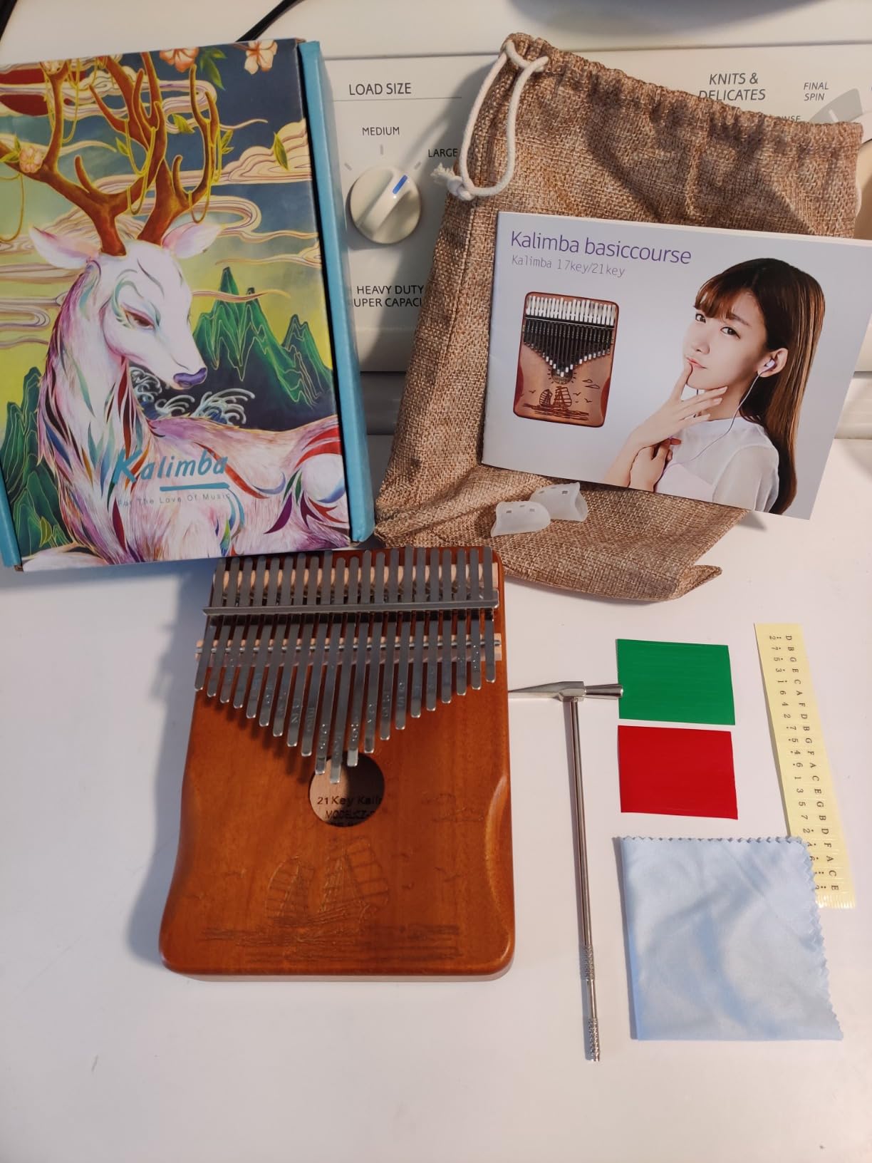 Kalimba 21 Keys ,Calimba , Portable Kalimba Thumb Piano , Finger Piano Kalimba 21 Keys , Thumb Piano for Adults and Beginners. customer photo 1
