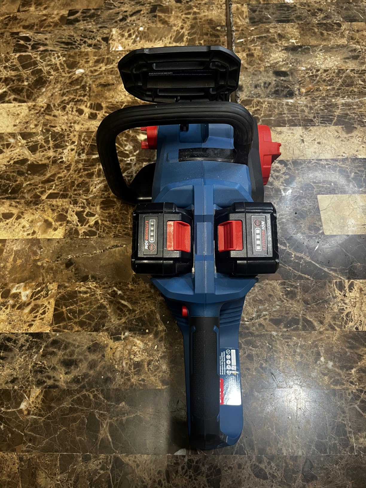 DongCheng 40V 16-Inch Brushless Cordless Chainsaw with 2x4.0Ah Batteries – Gas-Like Power for Tree Felling, Storm Cleanup & Firewood, Tool-Free Tensioning, Auto Oiler, Chain Brake customer photo 2