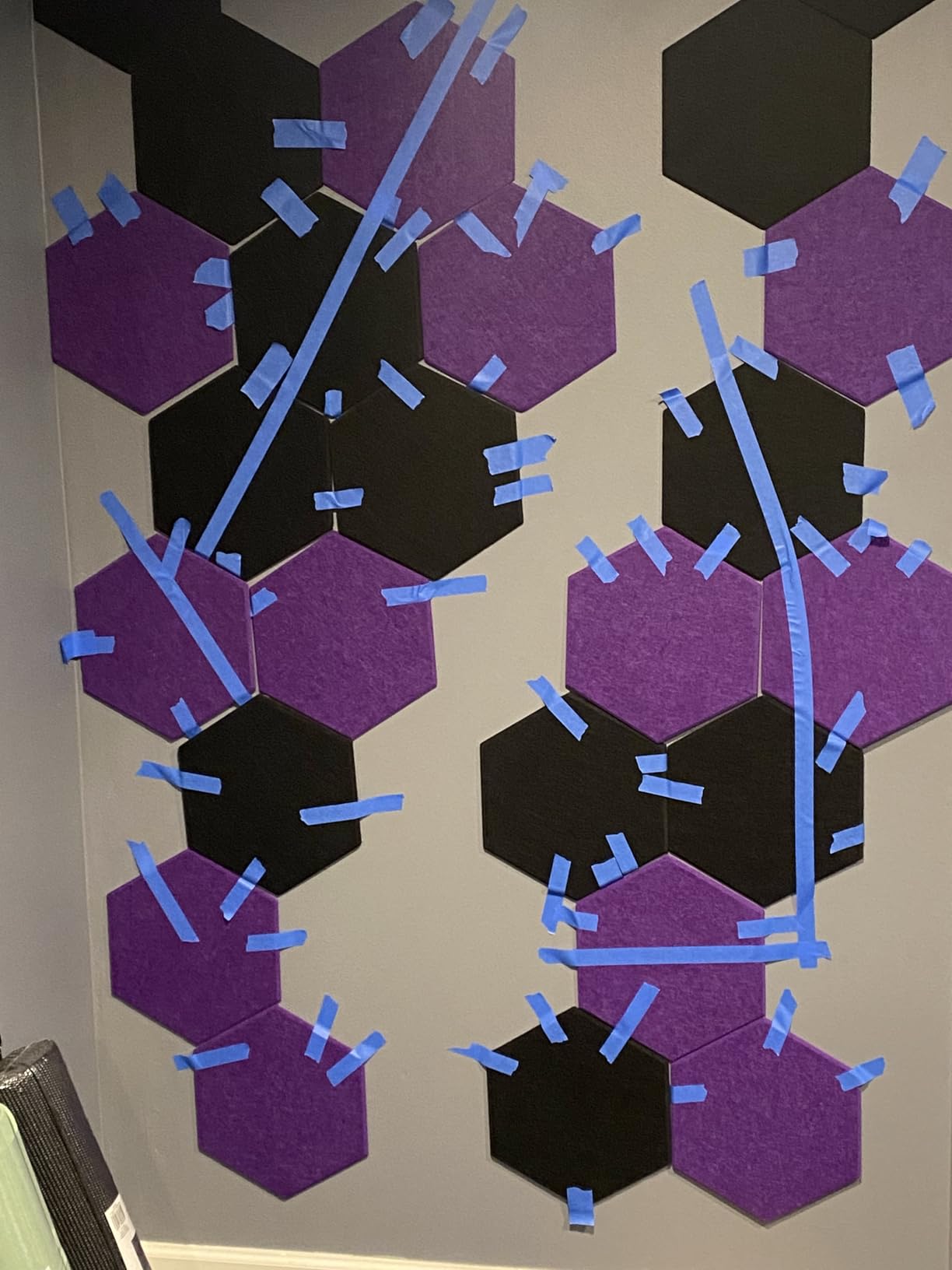 12 Pack Self-Adhesive Acoustic Panels 12