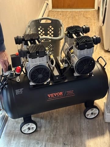 VEVOR 6.3 Gallon 2 HP Air Compressor, Max 116PSI, Oil Free Compressor Tank customer photo 2
