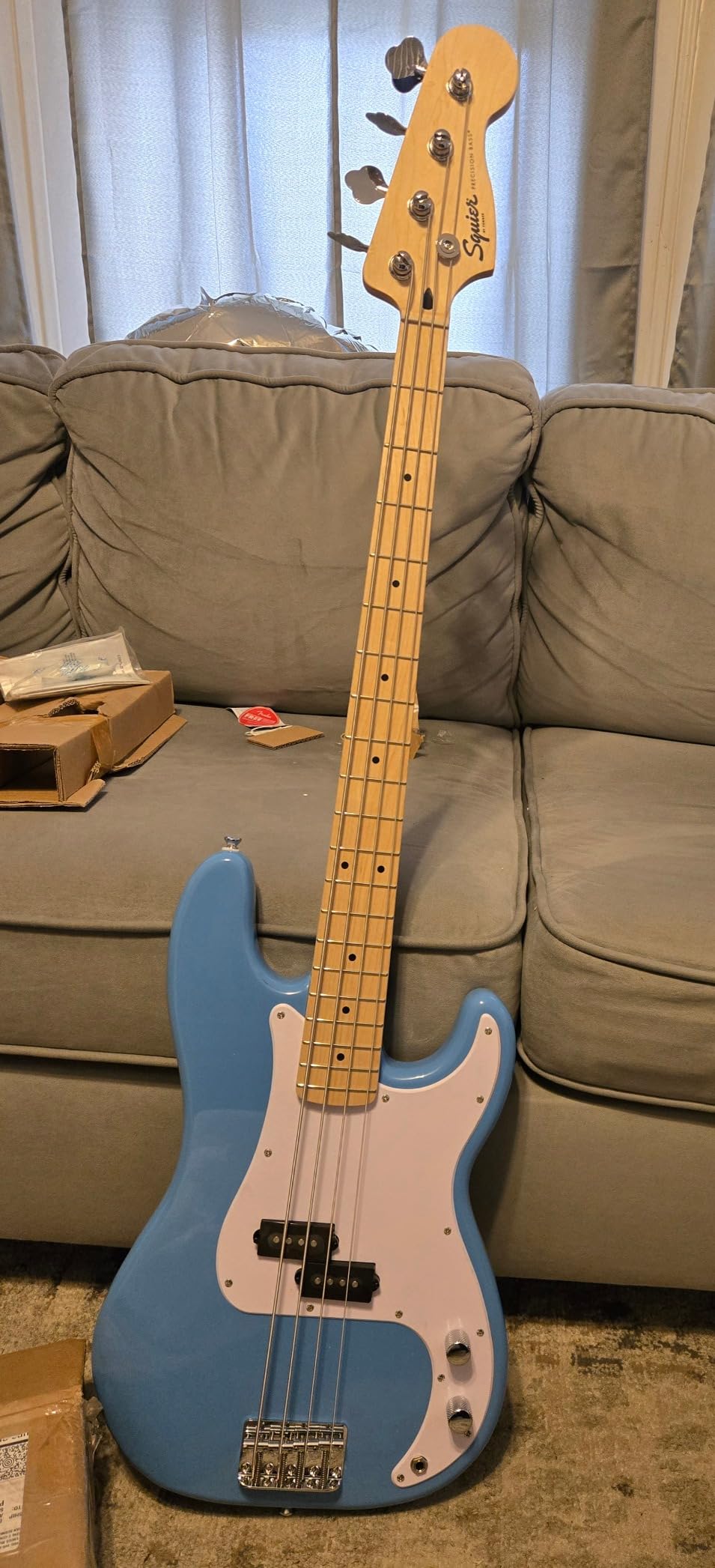 Squier Squier Sonic Precision Bass, California Blue, Maple Fingerboard customer photo 1