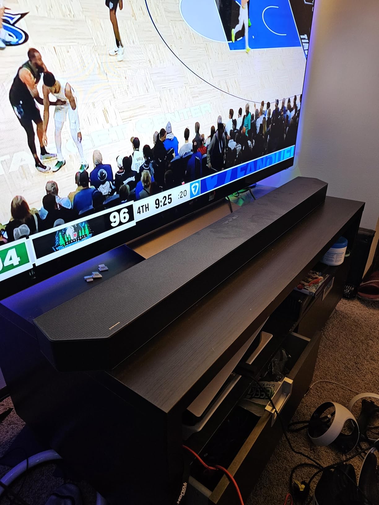 Samsung HW-Q990C 11.1.4ch Soundbar w/Wireless Dolby Audio, Rear Speakers Included w/Q-Symphony, SpaceFit Sound Pro, Adaptive Sound, Game Mode Pro, Airplay 2, AVA, Alexa Built-in customer photo 1