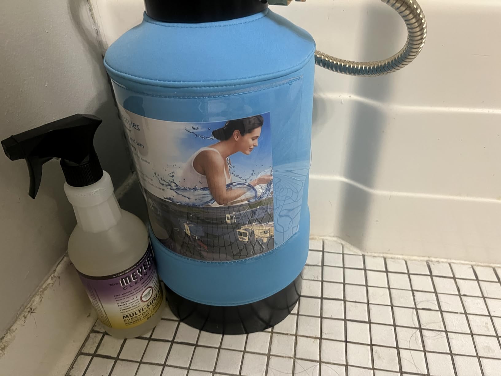 H&G lifestyles Portable Water Softener for RV with Water Hose, Food-Grade Resin 3/4