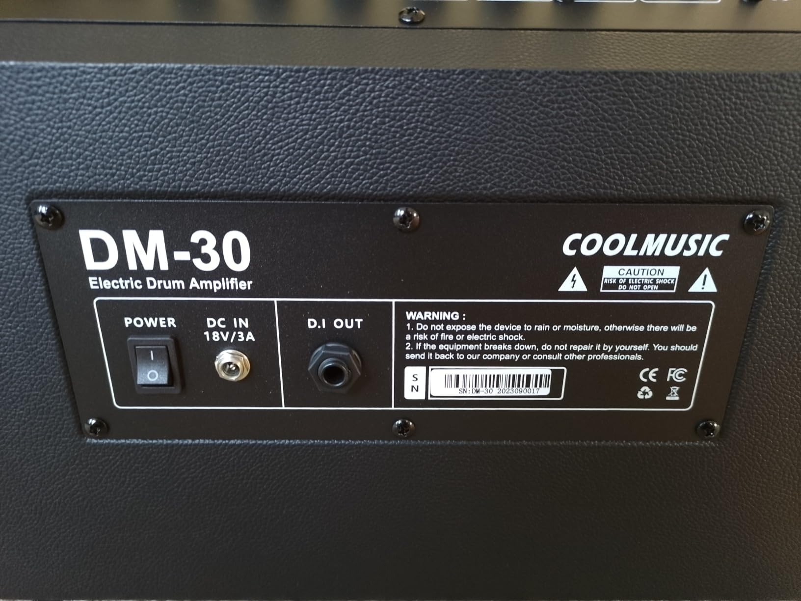 Coolmusic Keyboard AMP 30W Electric Drum Amplifier Speaker,with 3-Year Warranty customer photo 2