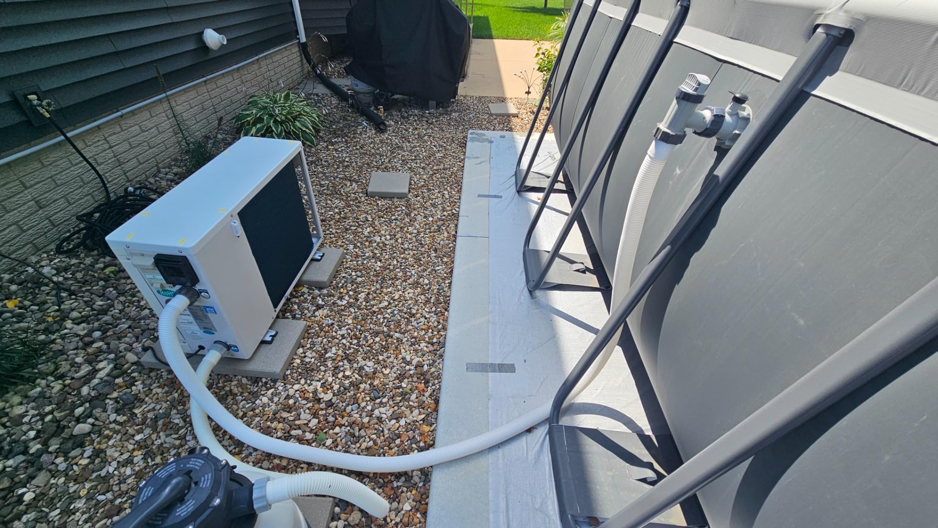 FibroPool Pool Heat Pump FH135-35,000 BTU 120V - 7,500 Gal - Electric customer photo 2