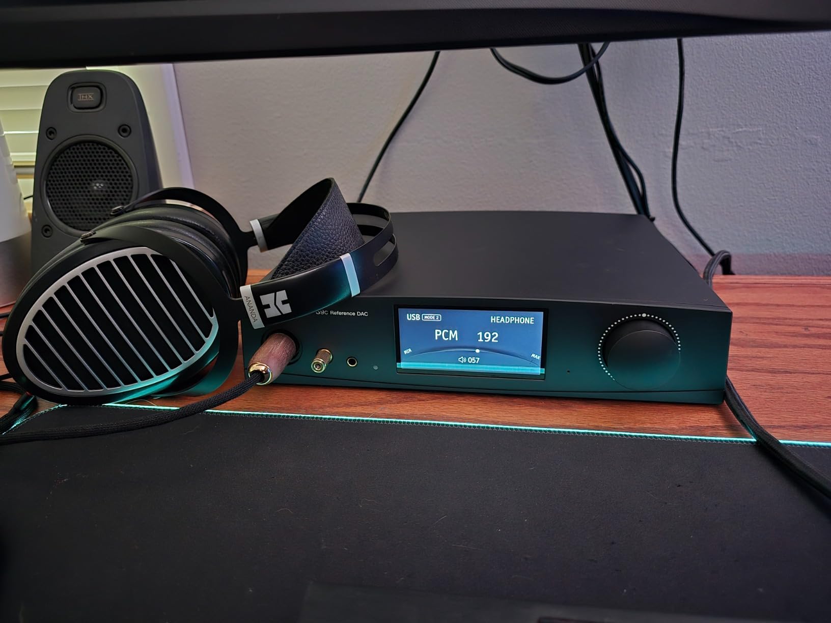 aune S9c Pro DAC with Headphone Amp, 10MHz Clock Input, 32bit/768kHz/DSD512/MQA, Dual-DAC Chip, 6.35/XLR/4.4 Jack, PLL/Clock Sync Tech/Twin JFET, for PC/Speaker/Home Audio (Black) customer photo 2