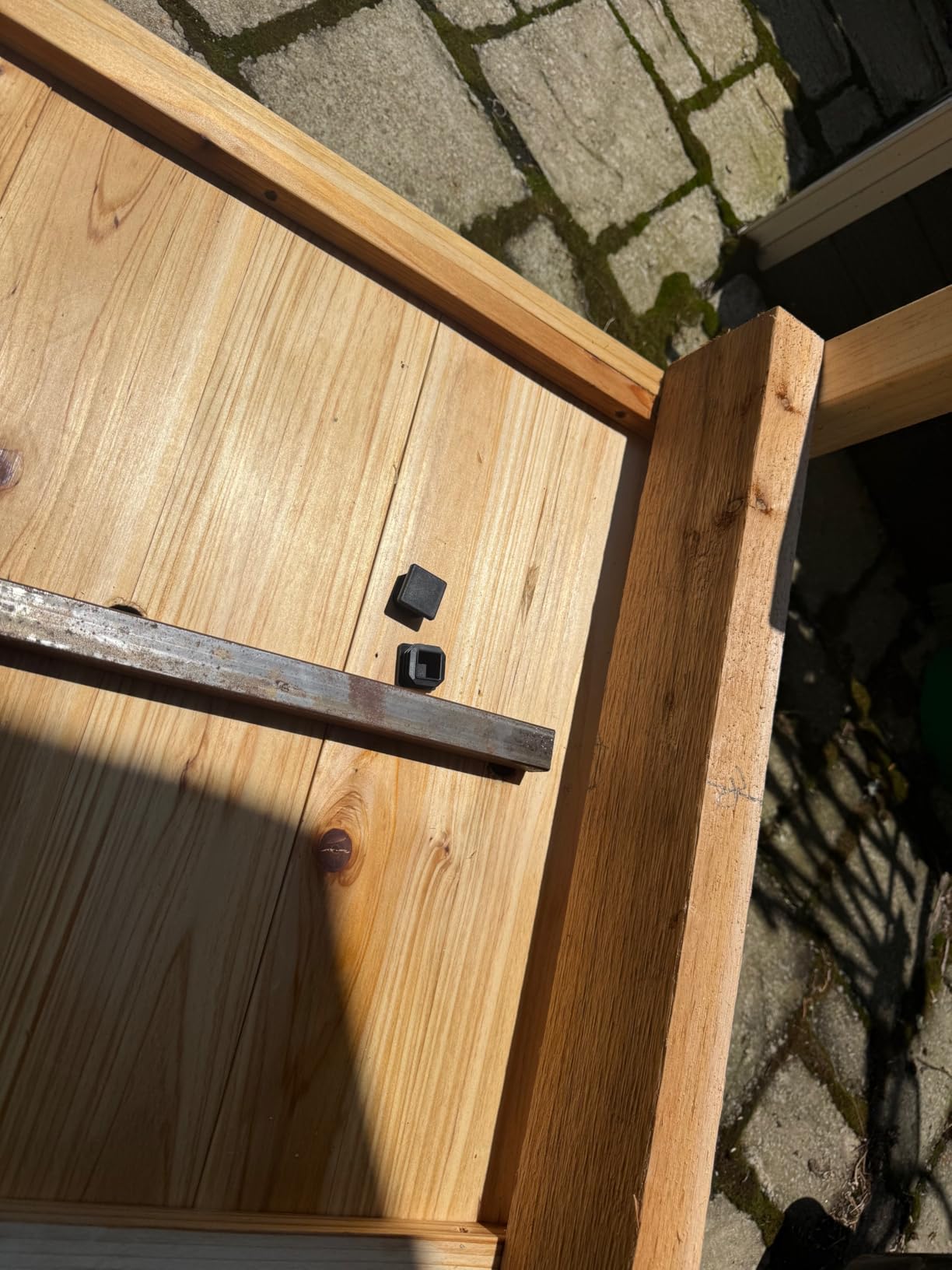 Cedar Raised Garden Bed with Legs, Outdoor Planter Box 48x24x30, 200lb customer photo 1