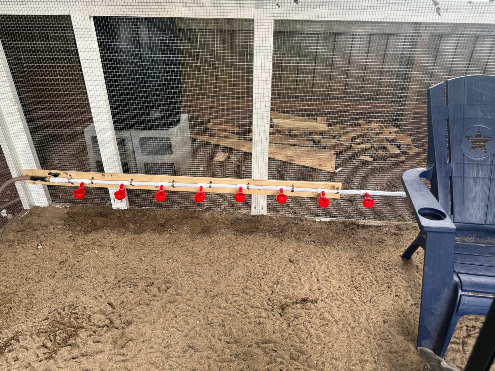 Automatic Chicken Watering System with PVC Pipe (Real Complete Set Pipeline) - 1/2