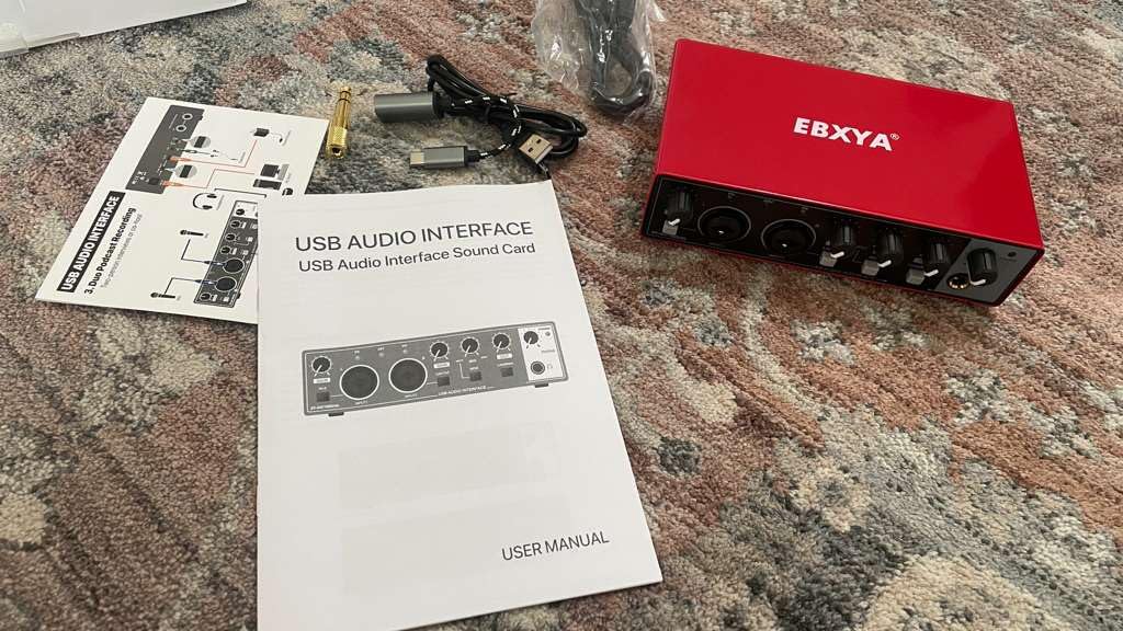 EBXYA 2x2 Audio Interface - 24-bit/192kHz USB Recording Sound Card customer photo 1