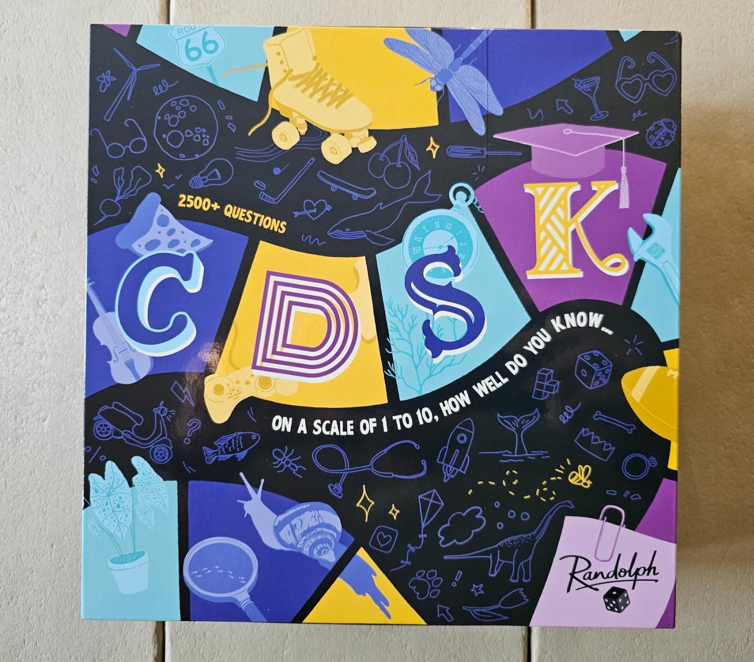 Randolph CDSK | Fun Trivia Party Game for Teens and Adults | Great for Game Nights and Large Groups | Two Player or Team Challenge | 2500+ Trivia Questions | Ages 14+ | 2 to 16 Players | 45 Minutes customer photo 1