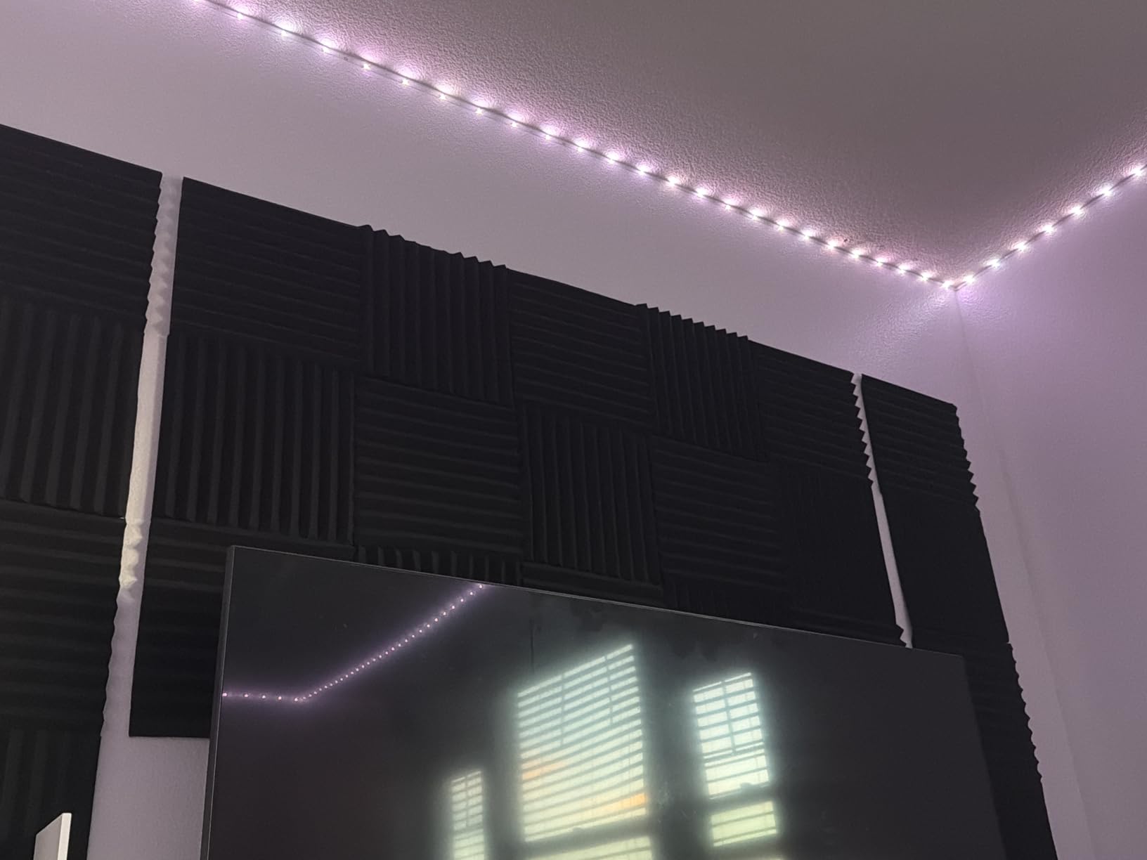 Acoustic Foam Panels Sound Absorbing 12 Pack - 1