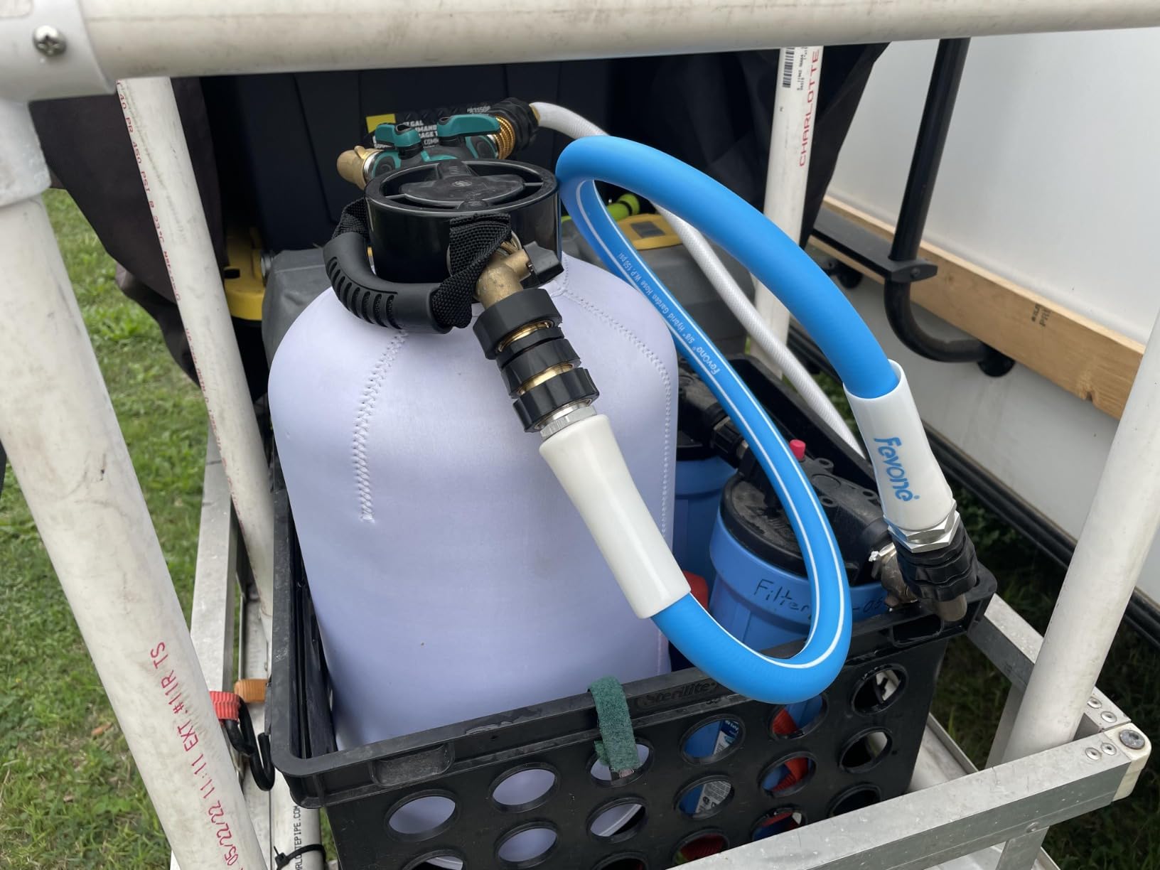 RVGUARD 16,000 Grains Portable Water Softener for RV customer photo 2