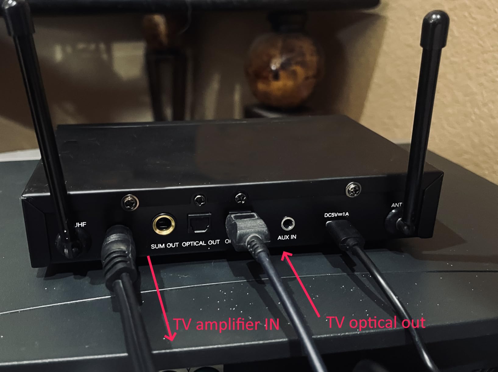 Sound Town 100 Channels Wireless Microphone Karaoke Mixer System with 2 Metal Handheld Microphones, Optical (Toslink), AUX, for Smart TV, Home Theater, Sound Bar (SWM16-2MEGA) customer photo 1