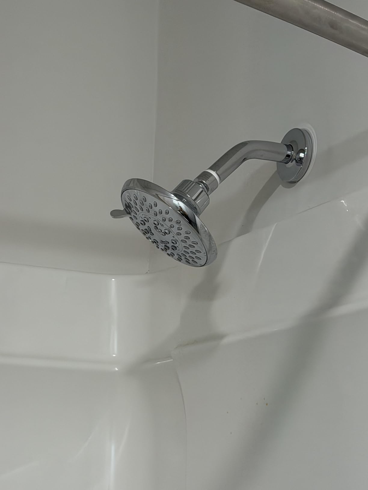 SR SUN RISE Filtered Shower Head with Handheld High Pressure 9 Spray Mode Showerhead Detachable Shower Head Water Softener Filters Beads for Hard Water Remove Chlorine 1 Filter Bright Silver customer photo 1