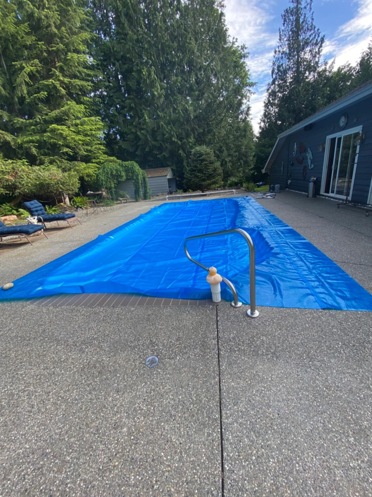 BigXwell Solar Pool Cover, 12Mil Round 12 Foot for Above-Ground and In-Ground Pools, 1200Series Solar Blanket for Swimming Pool (Round 12 FT) customer photo 1