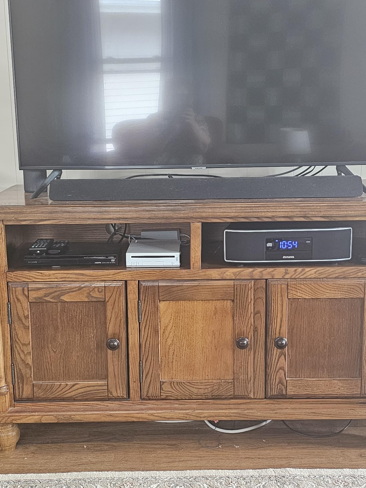AIWA - Exos Home 30W Bluetooth Speaker with CD Player and FM Radio customer photo 2
