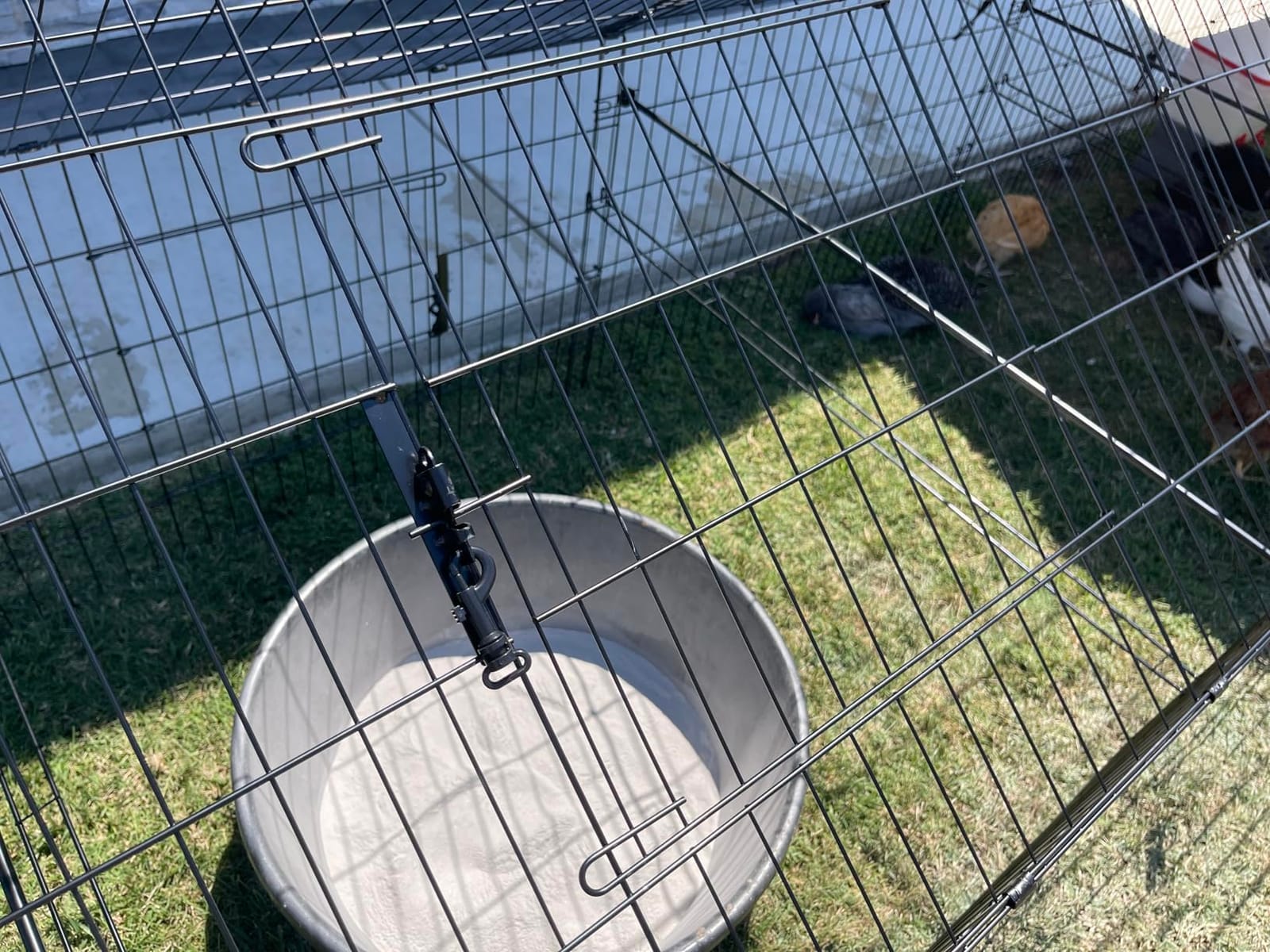 Chicken Coop, 21ft x 3.5ft Chicken Run Pen with Cover for Yard customer photo 2